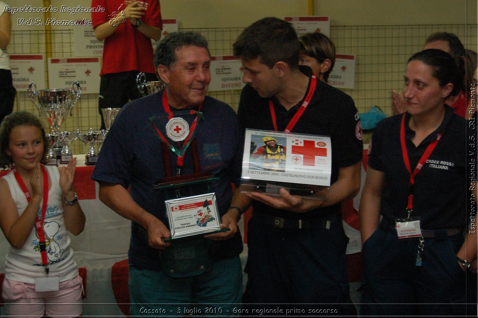 Cossato - 3 luglio 2010 - Gara regionale primo soccorso - premiazioni -  Croce Rossa Italiana - Ispettorato Regionale Volontari del Soccorso Piemonte