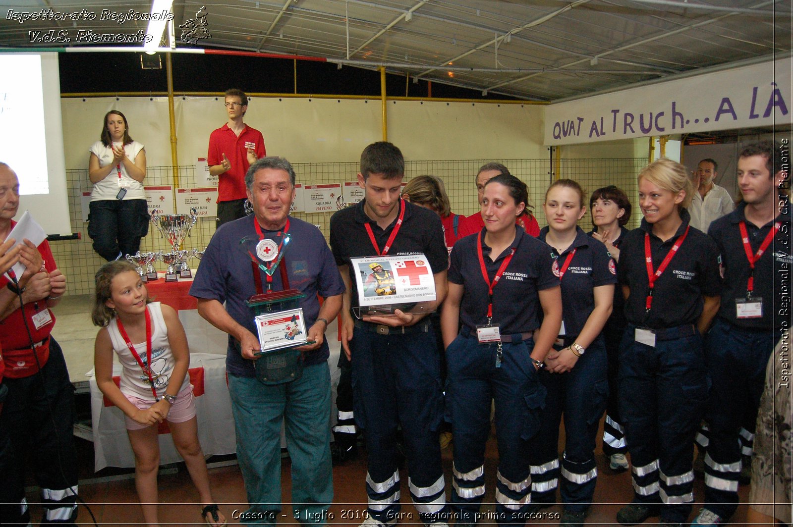 Cossato - 3 luglio 2010 - Gara regionale primo soccorso - premiazioni -  Croce Rossa Italiana - Ispettorato Regionale Volontari del Soccorso Piemonte