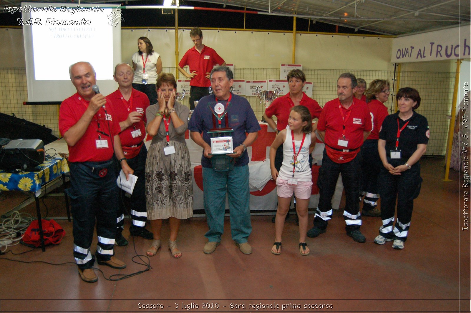 Cossato - 3 luglio 2010 - Gara regionale primo soccorso - premiazioni -  Croce Rossa Italiana - Ispettorato Regionale Volontari del Soccorso Piemonte