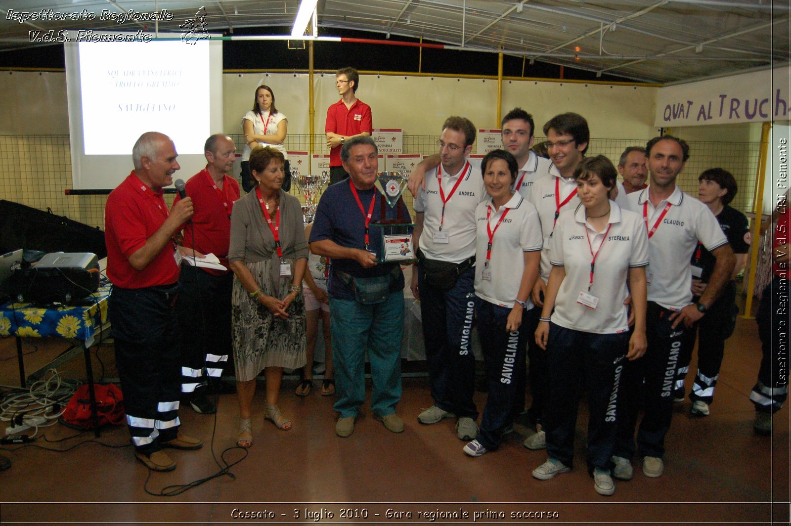 Cossato - 3 luglio 2010 - Gara regionale primo soccorso - premiazioni -  Croce Rossa Italiana - Ispettorato Regionale Volontari del Soccorso Piemonte