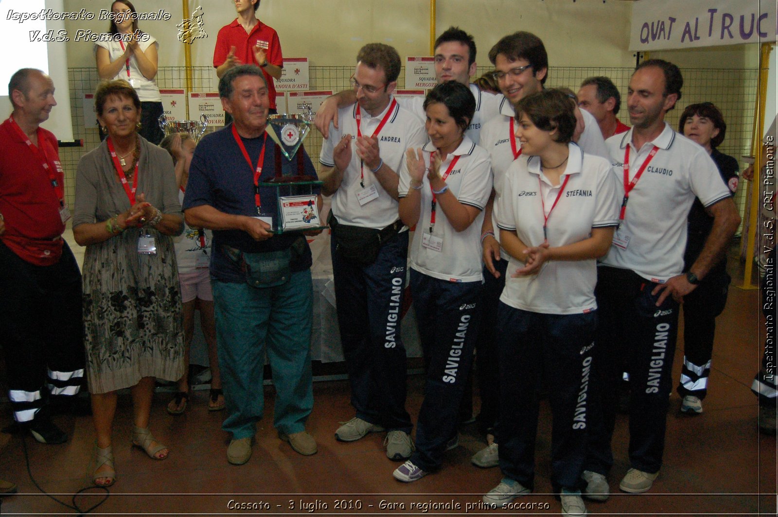 Cossato - 3 luglio 2010 - Gara regionale primo soccorso - premiazioni -  Croce Rossa Italiana - Ispettorato Regionale Volontari del Soccorso Piemonte