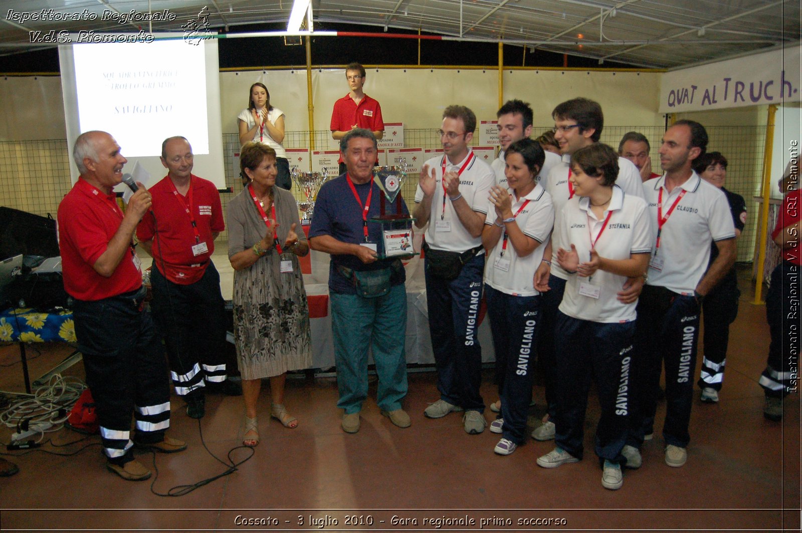 Cossato - 3 luglio 2010 - Gara regionale primo soccorso - premiazioni -  Croce Rossa Italiana - Ispettorato Regionale Volontari del Soccorso Piemonte