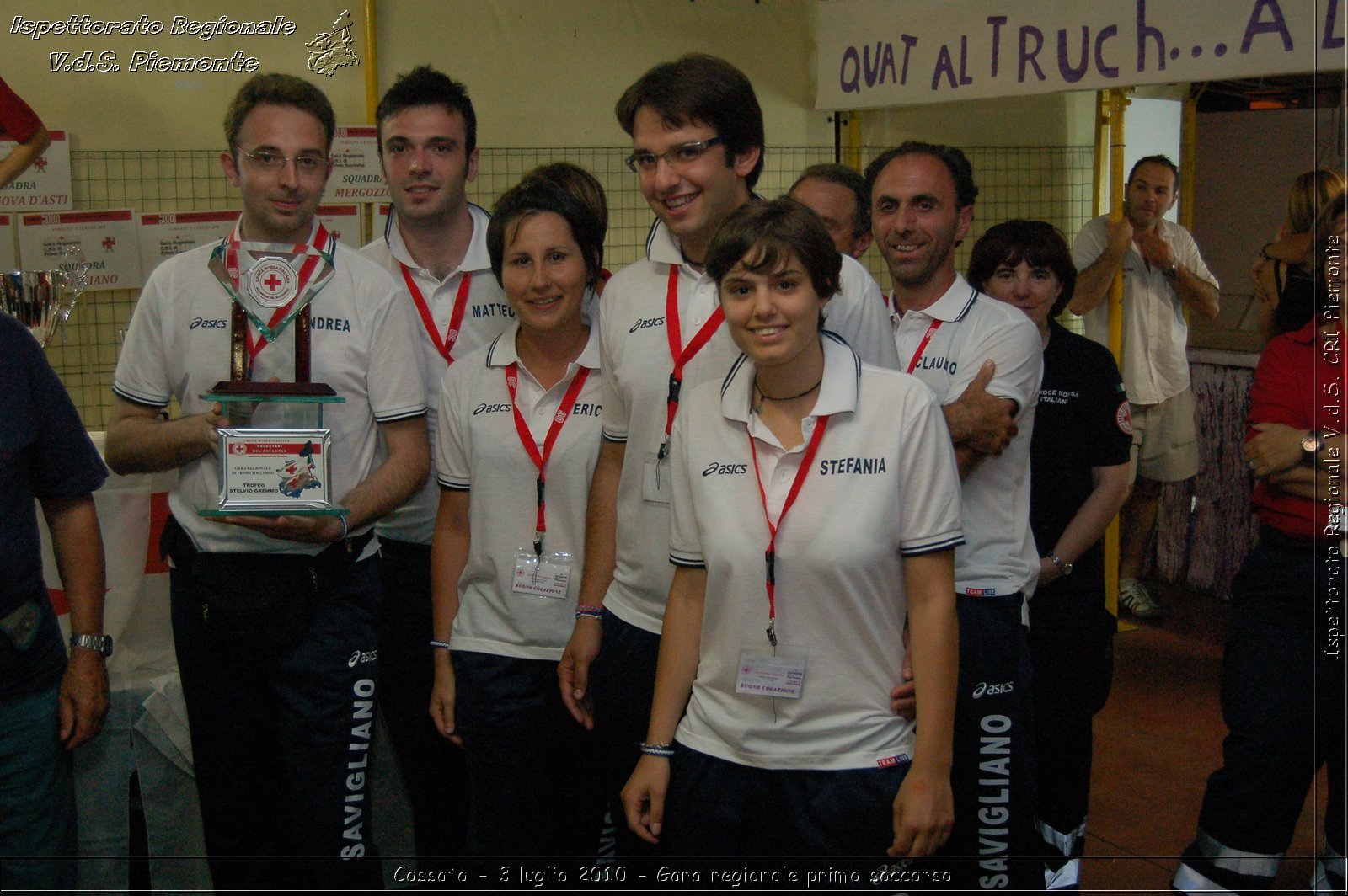 Cossato - 3 luglio 2010 - Gara regionale primo soccorso - premiazioni -  Croce Rossa Italiana - Ispettorato Regionale Volontari del Soccorso Piemonte