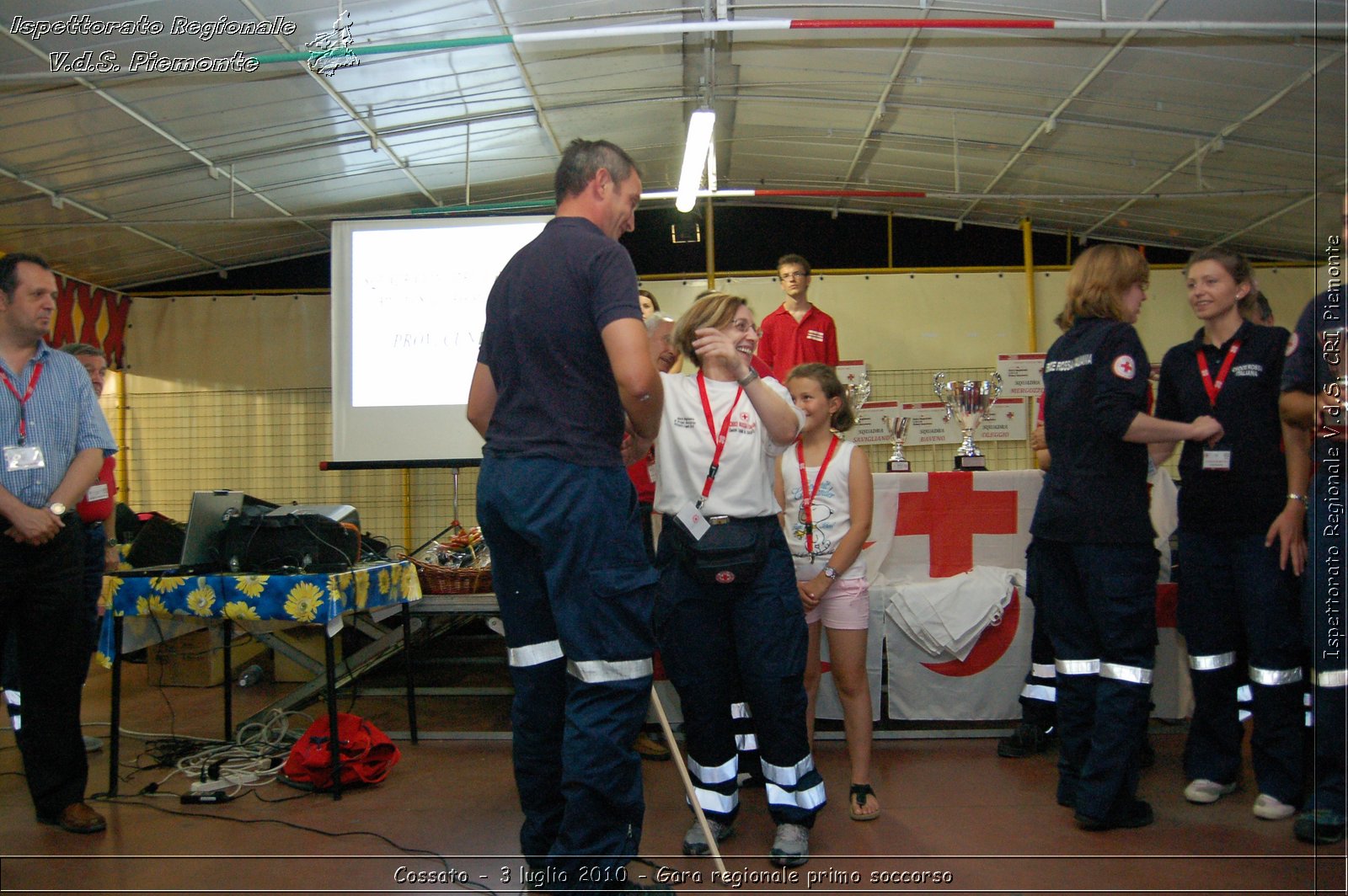 Cossato - 3 luglio 2010 - Gara regionale primo soccorso - premiazioni -  Croce Rossa Italiana - Ispettorato Regionale Volontari del Soccorso Piemonte