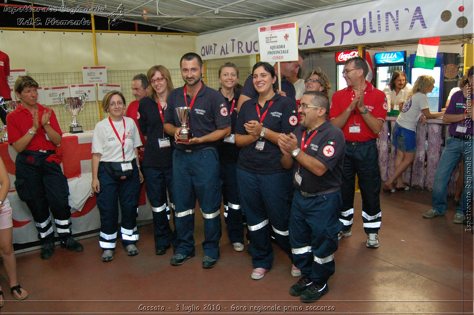 Cossato - 3 luglio 2010 - Gara regionale primo soccorso - premiazioni -  Croce Rossa Italiana - Ispettorato Regionale Volontari del Soccorso Piemonte