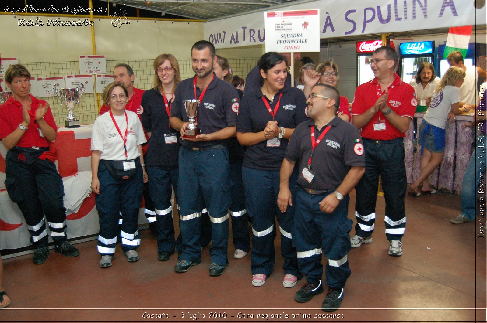 Cossato - 3 luglio 2010 - Gara regionale primo soccorso - premiazioni -  Croce Rossa Italiana - Ispettorato Regionale Volontari del Soccorso Piemonte