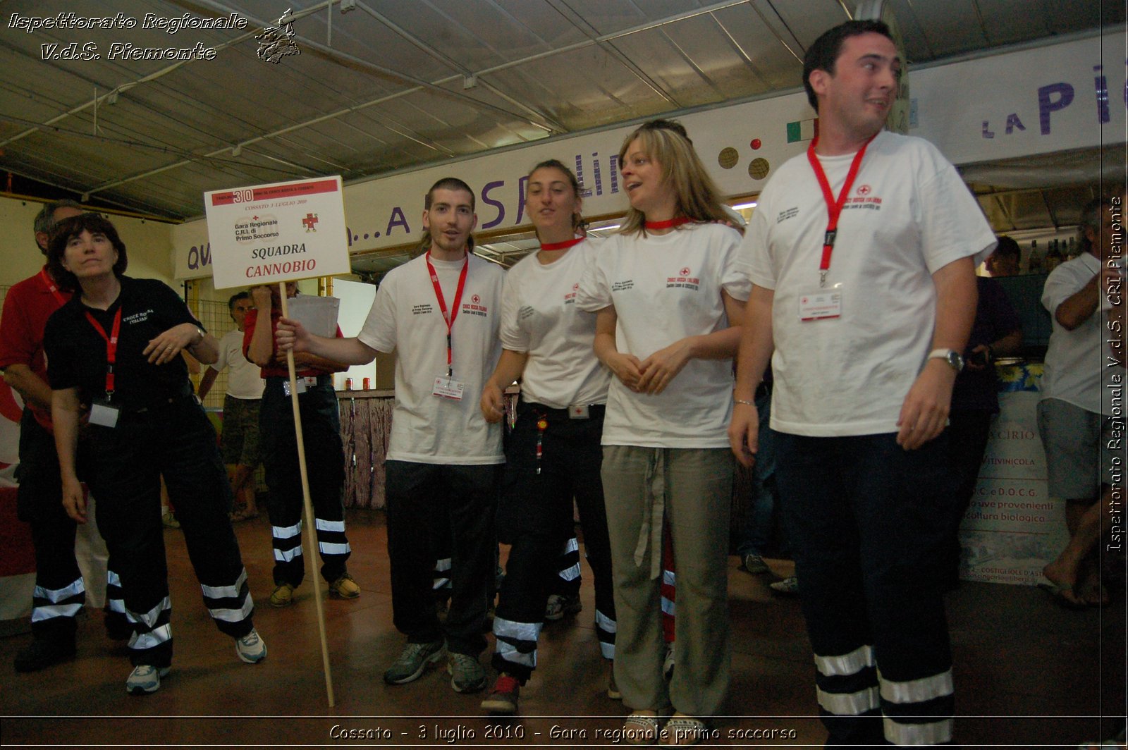 Cossato - 3 luglio 2010 - Gara regionale primo soccorso - premiazioni -  Croce Rossa Italiana - Ispettorato Regionale Volontari del Soccorso Piemonte