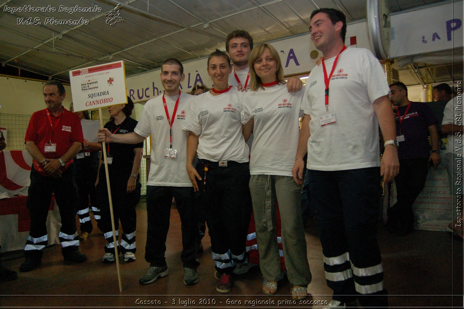 Cossato - 3 luglio 2010 - Gara regionale primo soccorso - premiazioni -  Croce Rossa Italiana - Ispettorato Regionale Volontari del Soccorso Piemonte