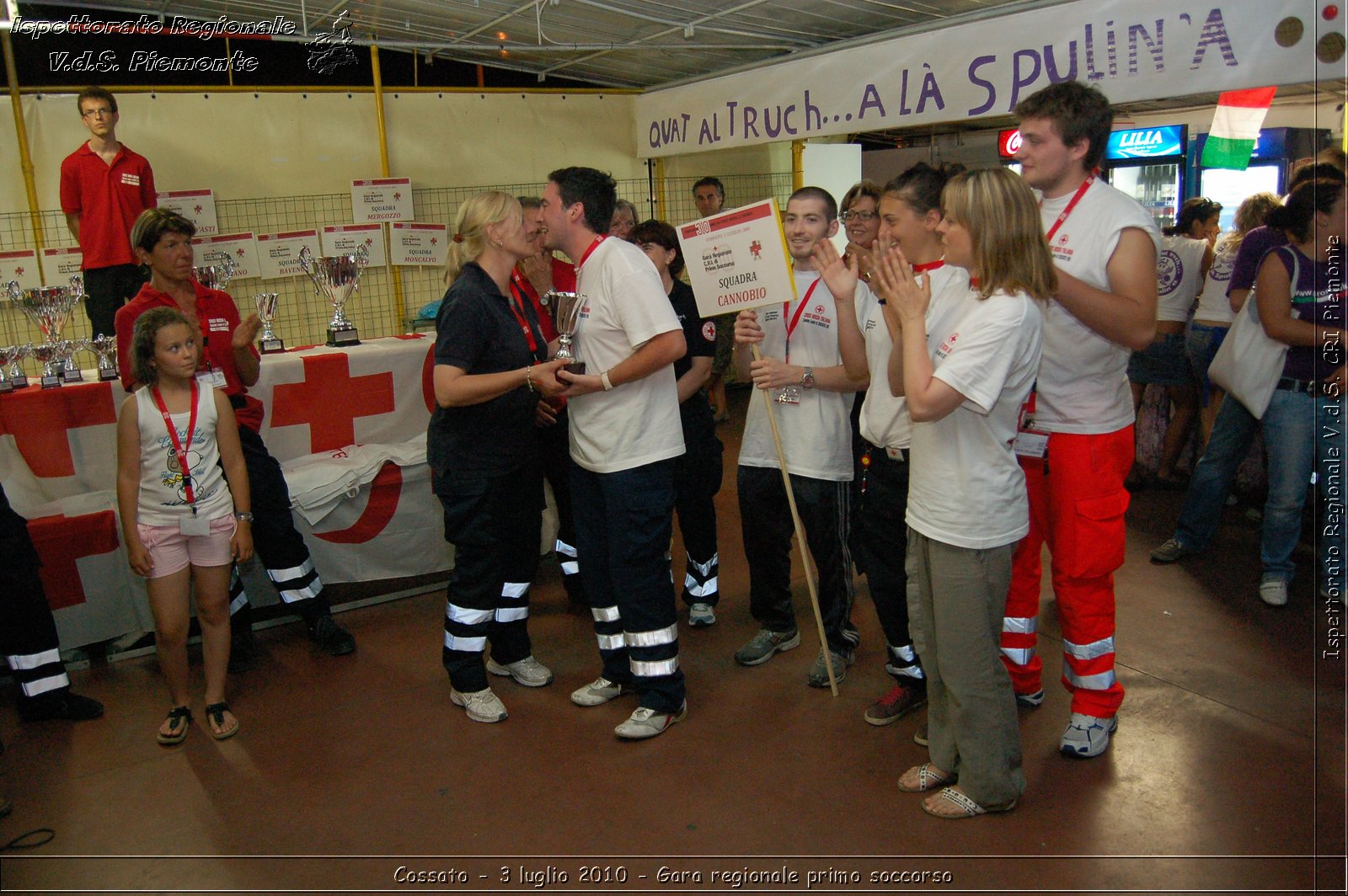 Cossato - 3 luglio 2010 - Gara regionale primo soccorso - premiazioni -  Croce Rossa Italiana - Ispettorato Regionale Volontari del Soccorso Piemonte