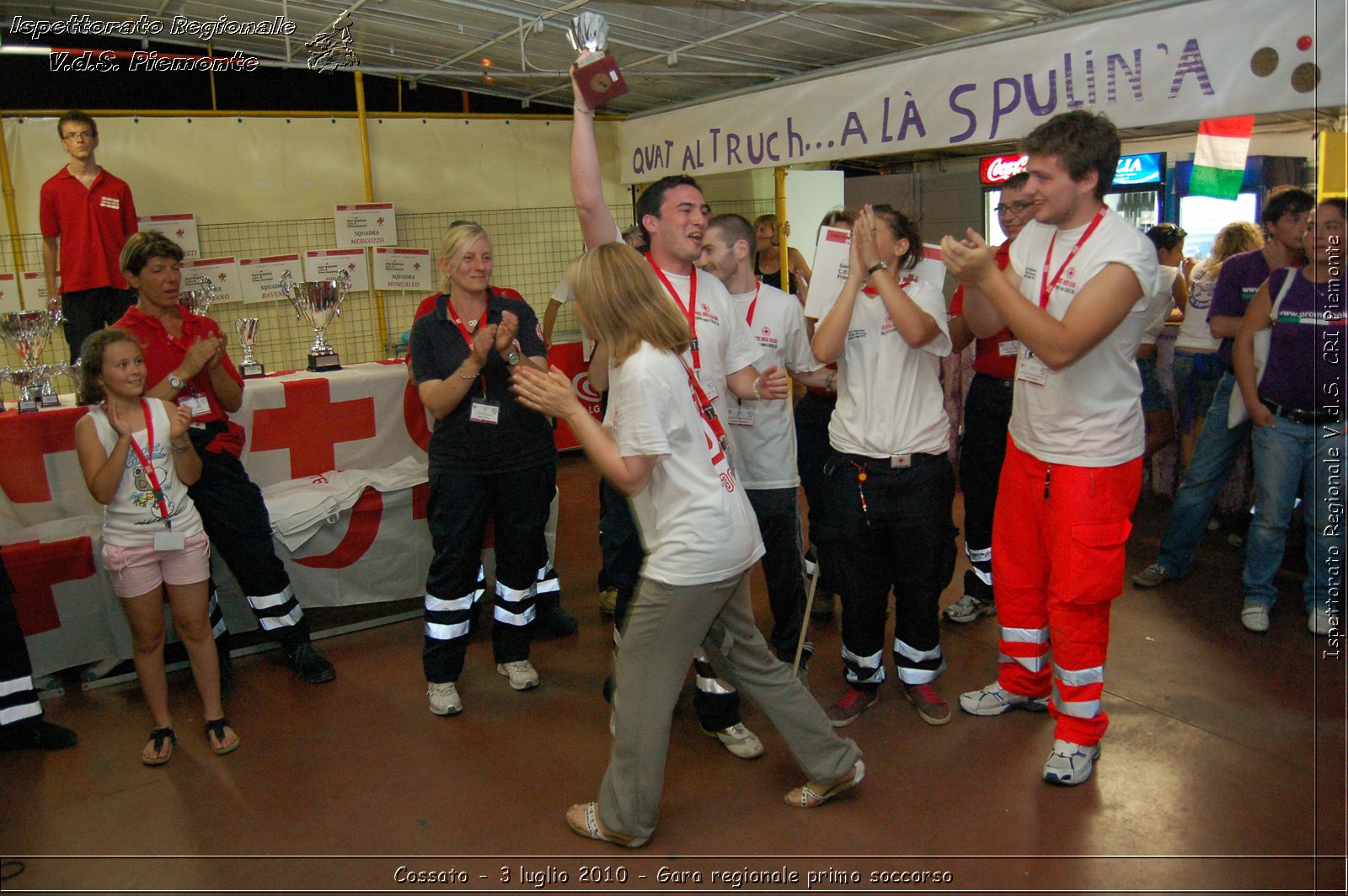 Cossato - 3 luglio 2010 - Gara regionale primo soccorso - premiazioni -  Croce Rossa Italiana - Ispettorato Regionale Volontari del Soccorso Piemonte