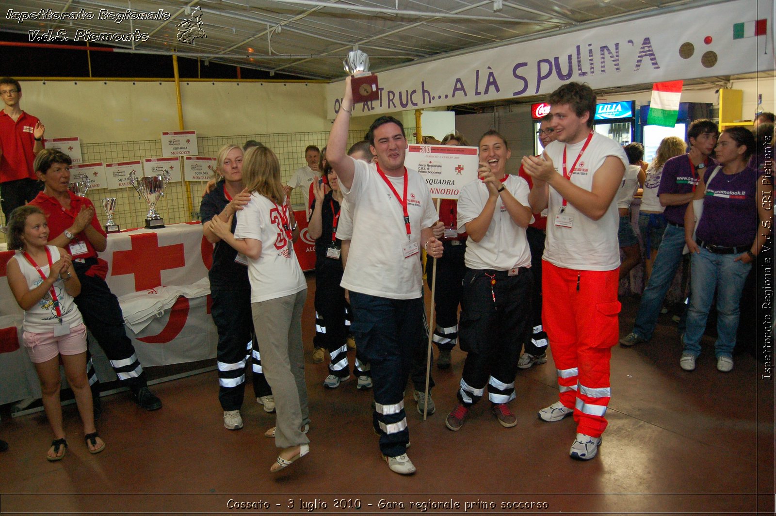 Cossato - 3 luglio 2010 - Gara regionale primo soccorso - premiazioni -  Croce Rossa Italiana - Ispettorato Regionale Volontari del Soccorso Piemonte