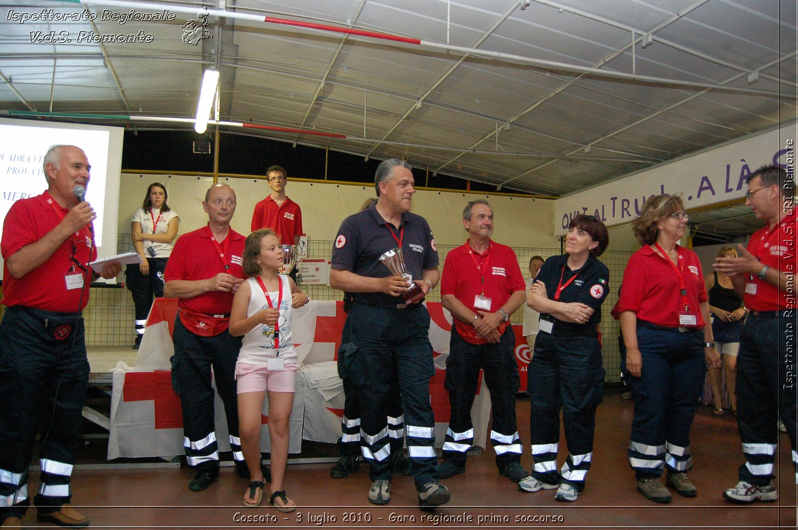 Cossato - 3 luglio 2010 - Gara regionale primo soccorso - premiazioni -  Croce Rossa Italiana - Ispettorato Regionale Volontari del Soccorso Piemonte