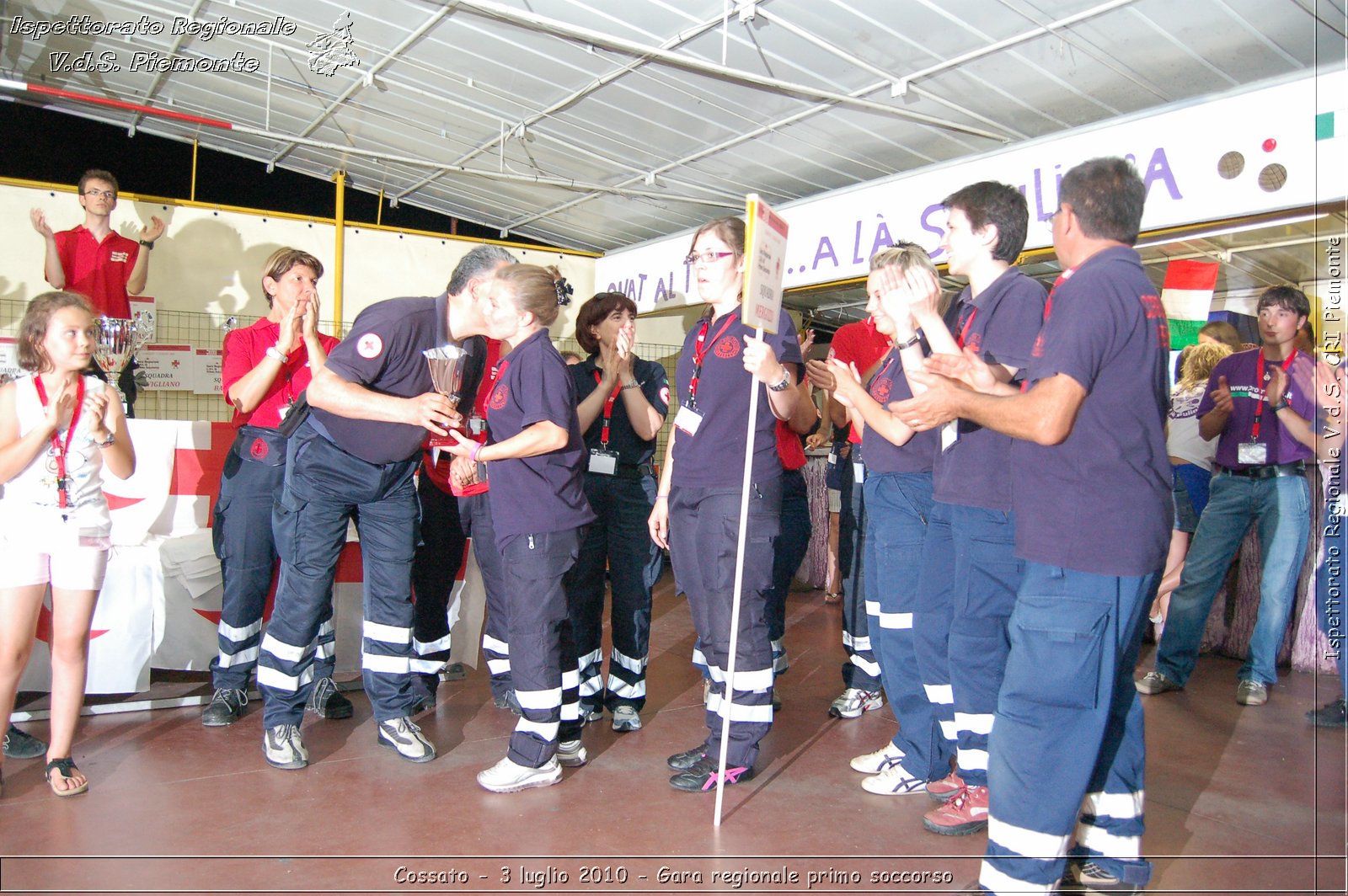 Cossato - 3 luglio 2010 - Gara regionale primo soccorso - premiazioni -  Croce Rossa Italiana - Ispettorato Regionale Volontari del Soccorso Piemonte