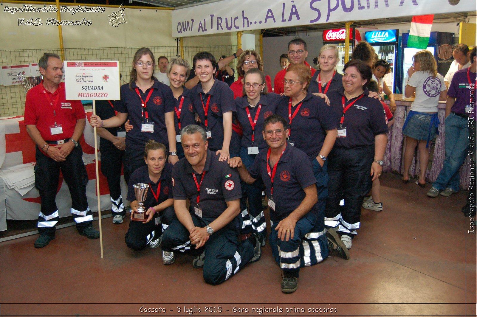 Cossato - 3 luglio 2010 - Gara regionale primo soccorso - premiazioni -  Croce Rossa Italiana - Ispettorato Regionale Volontari del Soccorso Piemonte