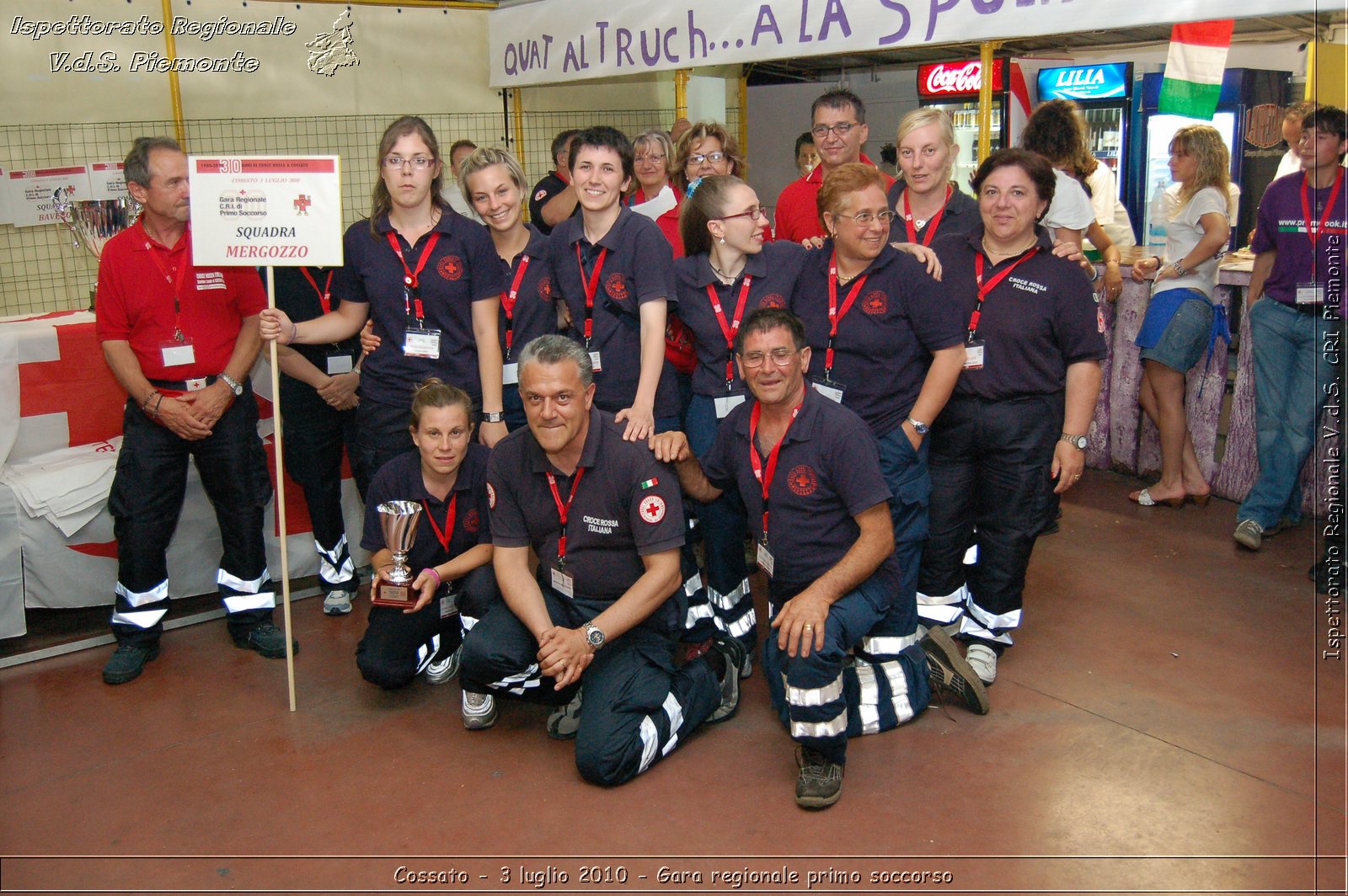 Cossato - 3 luglio 2010 - Gara regionale primo soccorso - premiazioni -  Croce Rossa Italiana - Ispettorato Regionale Volontari del Soccorso Piemonte