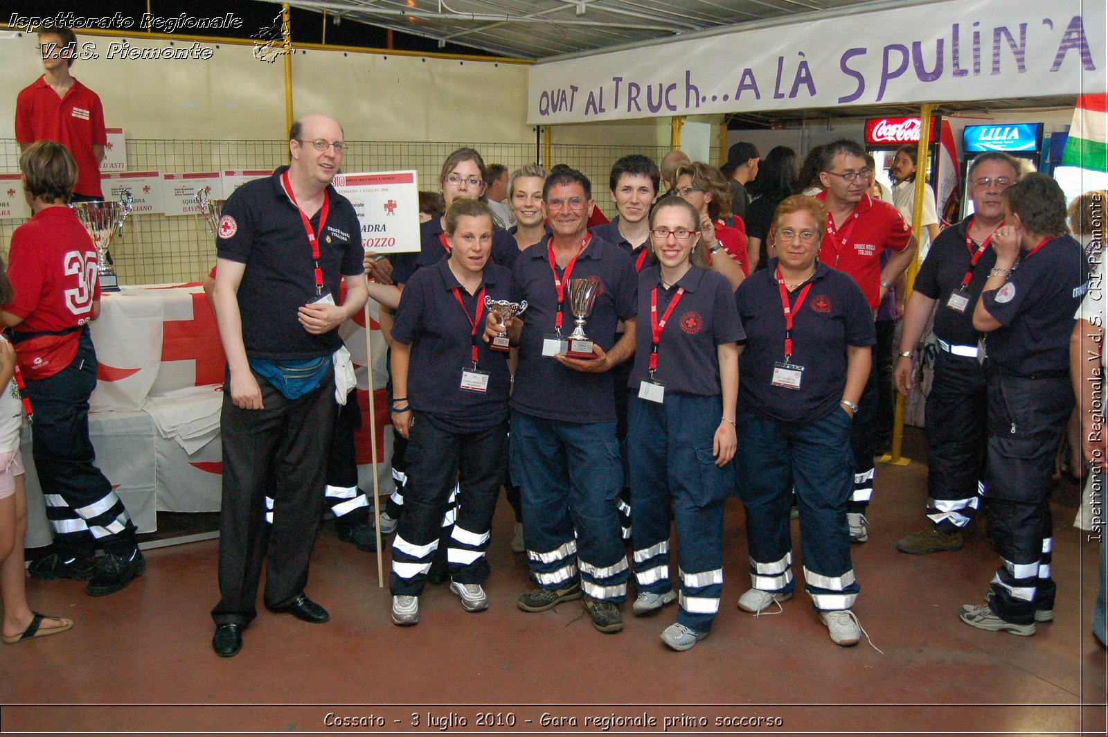 Cossato - 3 luglio 2010 - Gara regionale primo soccorso - premiazioni -  Croce Rossa Italiana - Ispettorato Regionale Volontari del Soccorso Piemonte