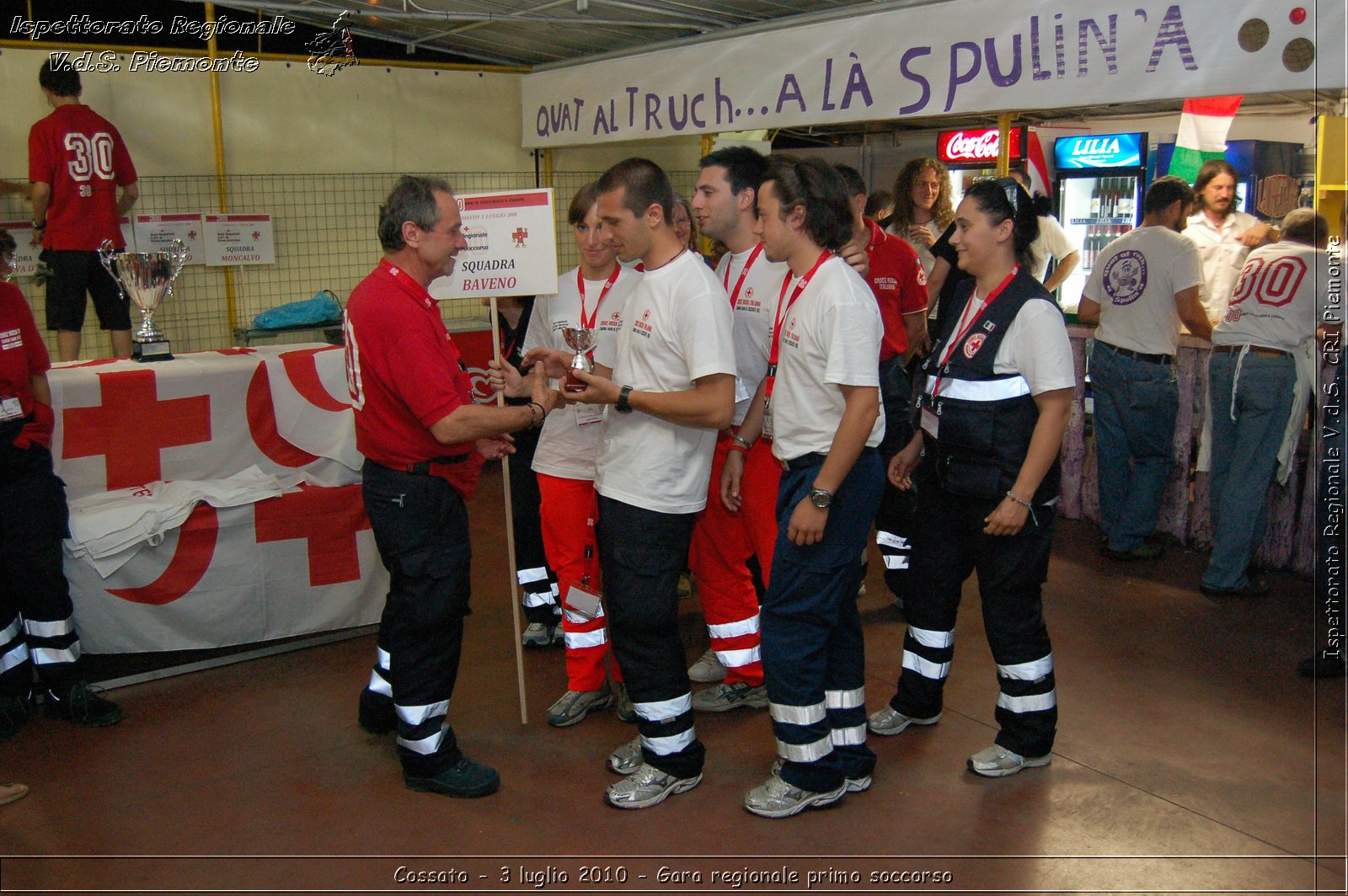 Cossato - 3 luglio 2010 - Gara regionale primo soccorso - premiazioni -  Croce Rossa Italiana - Ispettorato Regionale Volontari del Soccorso Piemonte