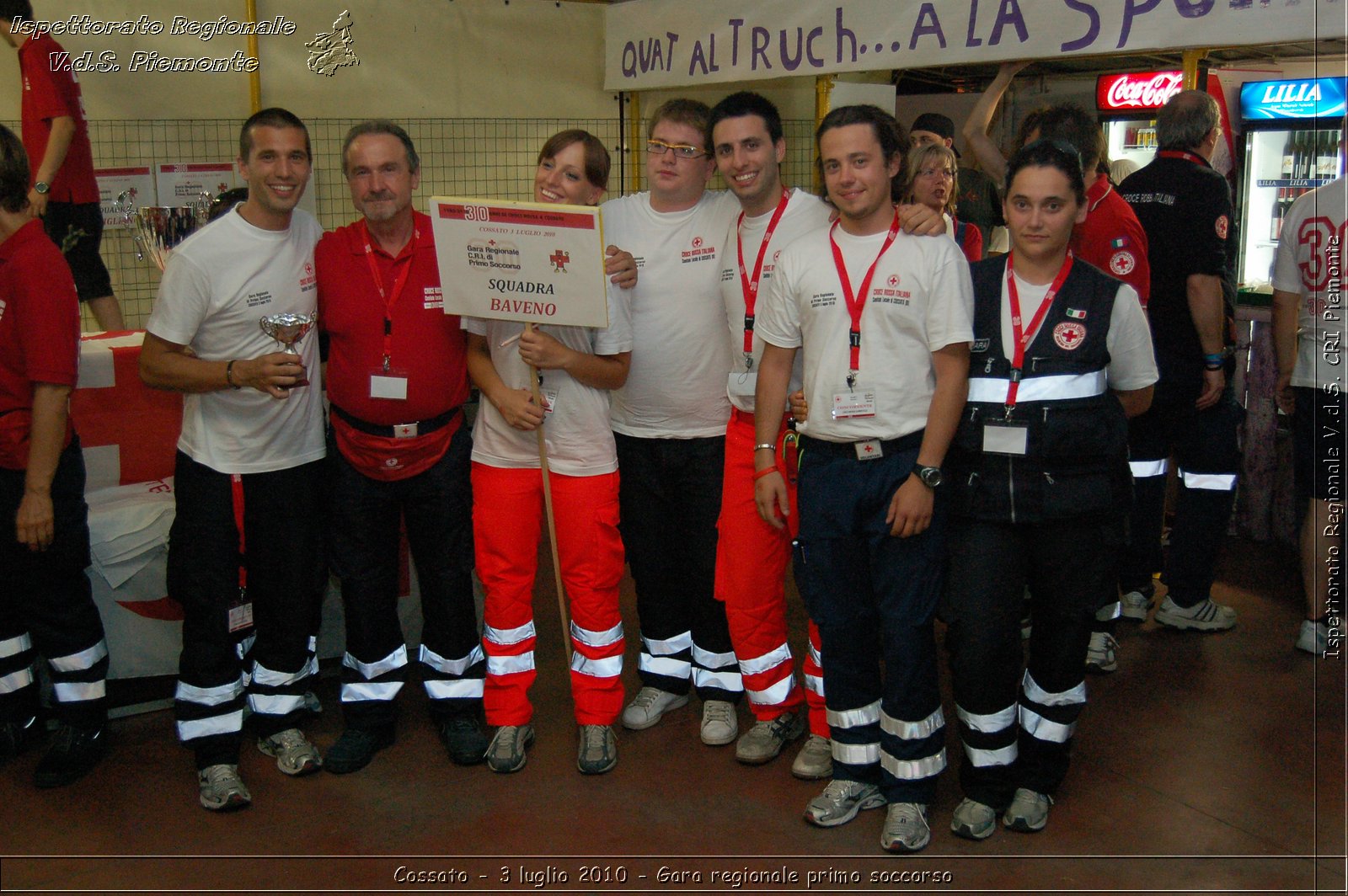 Cossato - 3 luglio 2010 - Gara regionale primo soccorso - premiazioni -  Croce Rossa Italiana - Ispettorato Regionale Volontari del Soccorso Piemonte