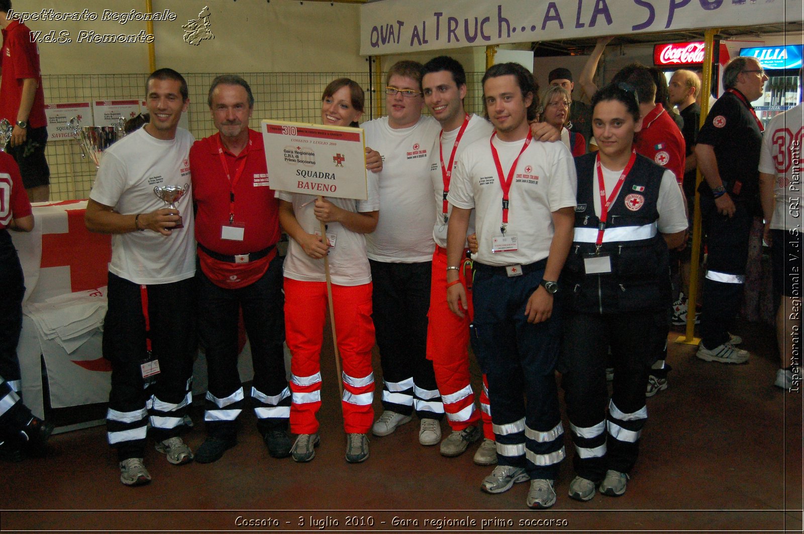 Cossato - 3 luglio 2010 - Gara regionale primo soccorso - premiazioni -  Croce Rossa Italiana - Ispettorato Regionale Volontari del Soccorso Piemonte