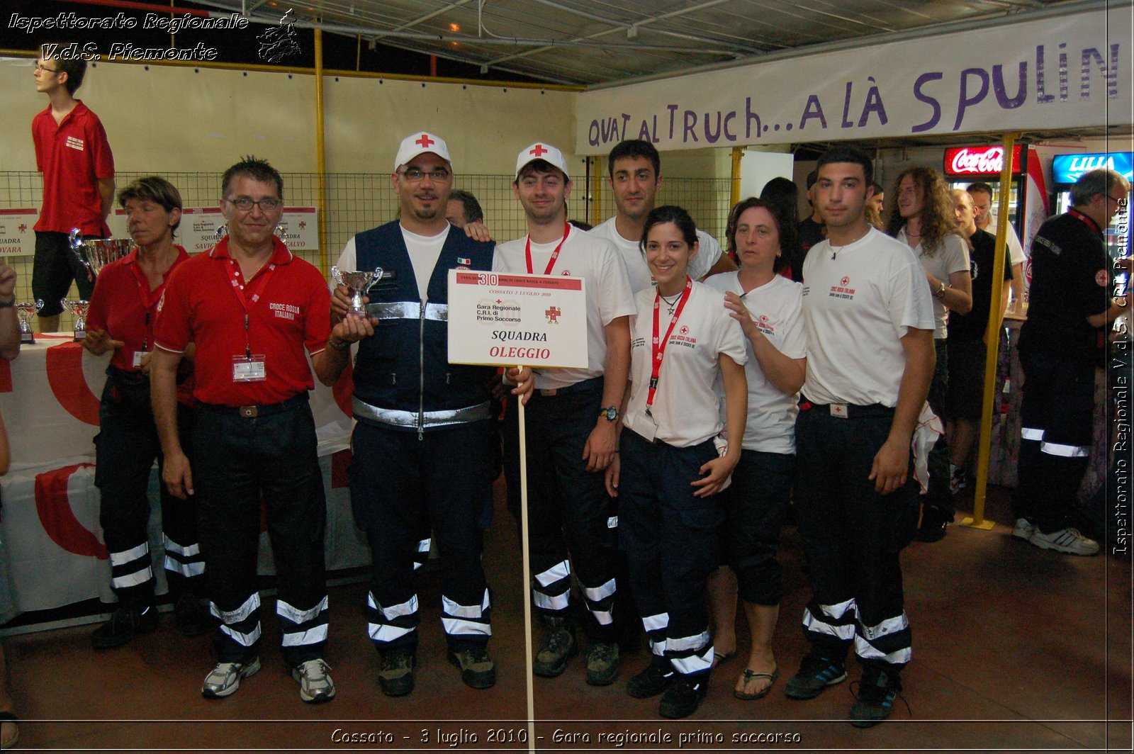 Cossato - 3 luglio 2010 - Gara regionale primo soccorso - premiazioni -  Croce Rossa Italiana - Ispettorato Regionale Volontari del Soccorso Piemonte