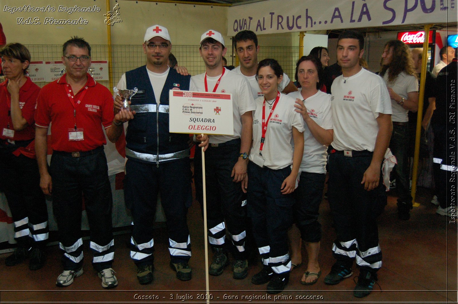 Cossato - 3 luglio 2010 - Gara regionale primo soccorso - premiazioni -  Croce Rossa Italiana - Ispettorato Regionale Volontari del Soccorso Piemonte