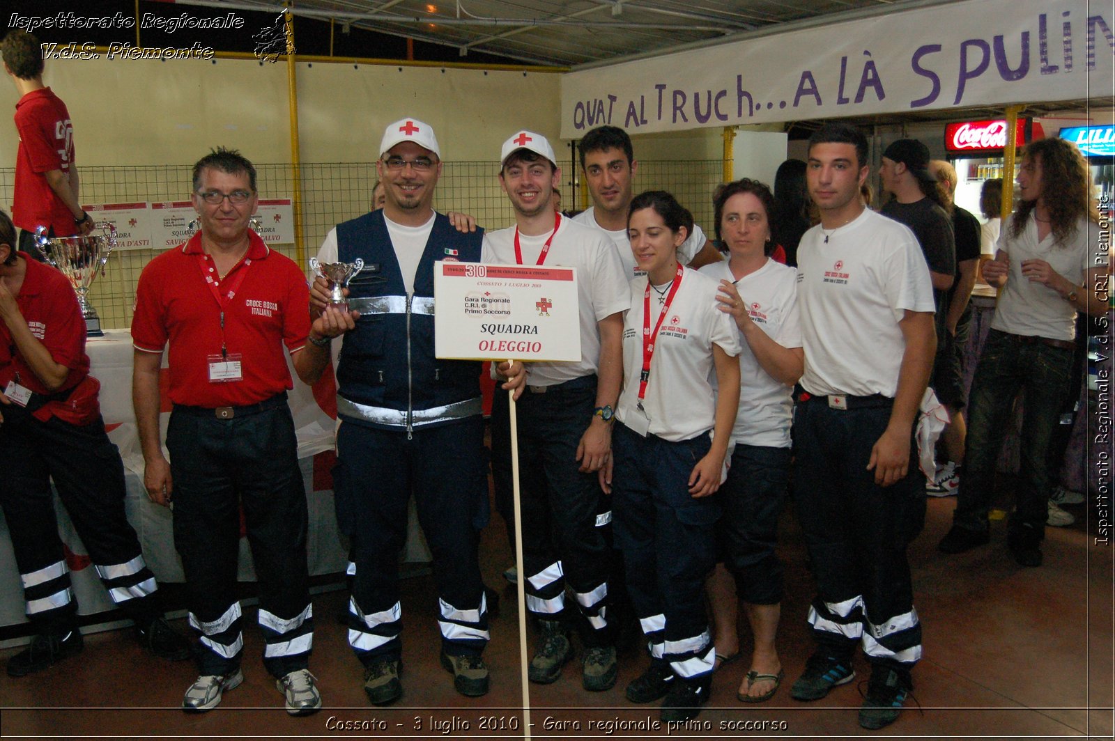 Cossato - 3 luglio 2010 - Gara regionale primo soccorso - premiazioni -  Croce Rossa Italiana - Ispettorato Regionale Volontari del Soccorso Piemonte