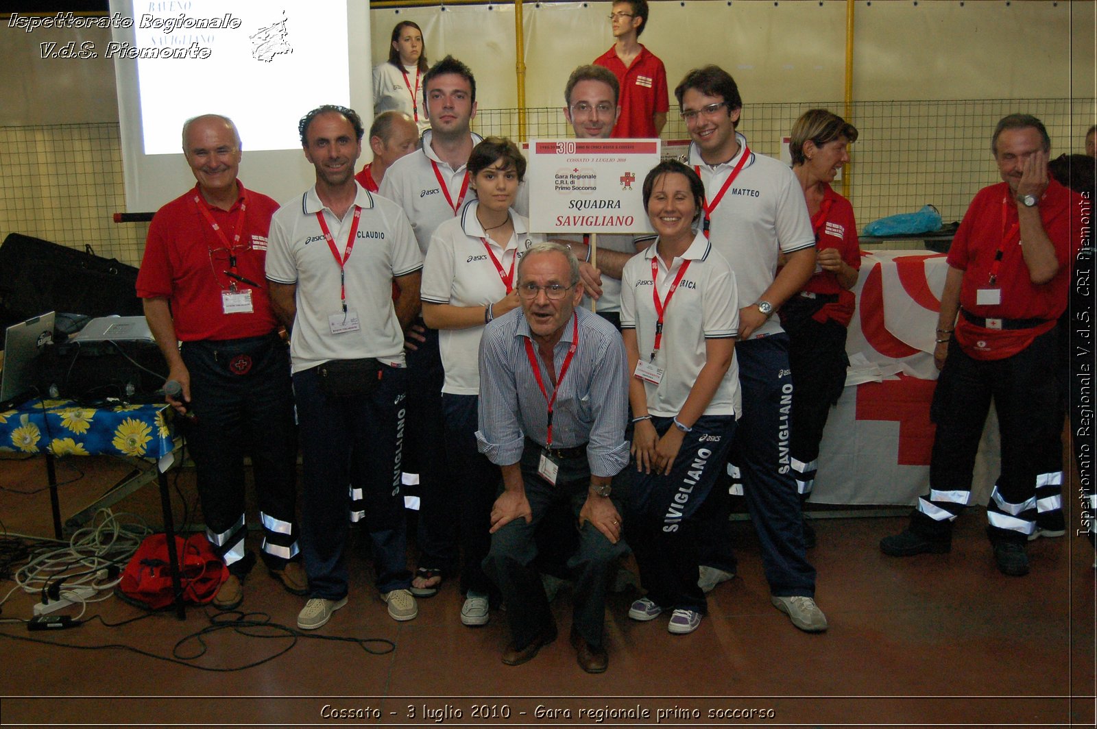 Cossato - 3 luglio 2010 - Gara regionale primo soccorso - premiazioni -  Croce Rossa Italiana - Ispettorato Regionale Volontari del Soccorso Piemonte