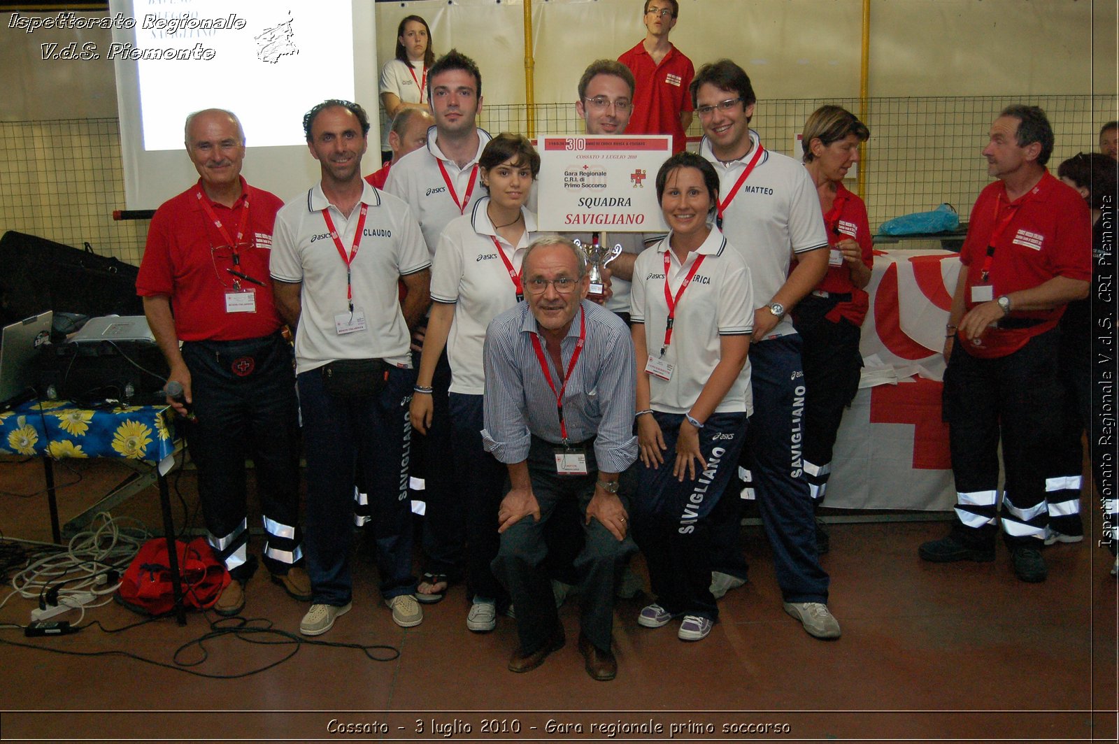 Cossato - 3 luglio 2010 - Gara regionale primo soccorso - premiazioni -  Croce Rossa Italiana - Ispettorato Regionale Volontari del Soccorso Piemonte