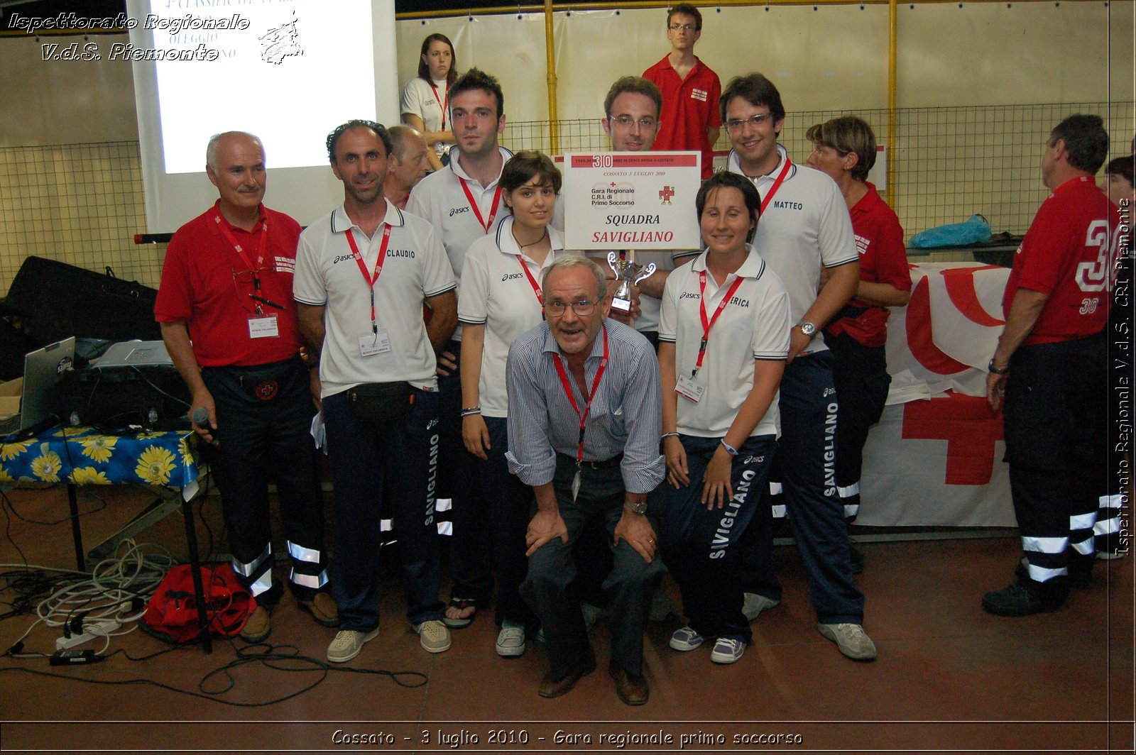 Cossato - 3 luglio 2010 - Gara regionale primo soccorso - premiazioni -  Croce Rossa Italiana - Ispettorato Regionale Volontari del Soccorso Piemonte