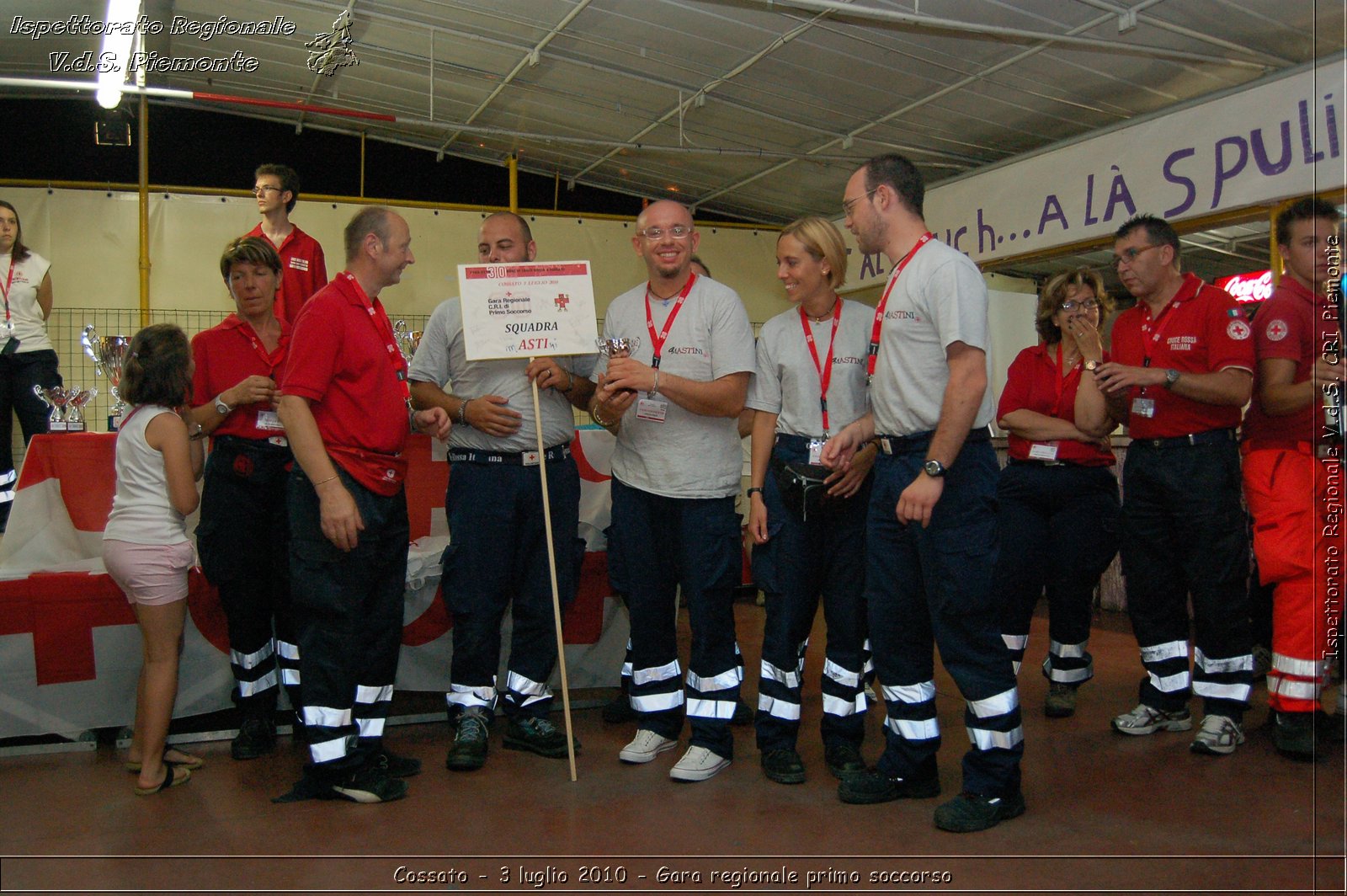 Cossato - 3 luglio 2010 - Gara regionale primo soccorso - premiazioni -  Croce Rossa Italiana - Ispettorato Regionale Volontari del Soccorso Piemonte