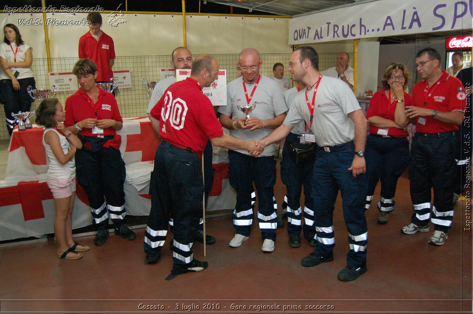 Cossato - 3 luglio 2010 - Gara regionale primo soccorso - premiazioni -  Croce Rossa Italiana - Ispettorato Regionale Volontari del Soccorso Piemonte