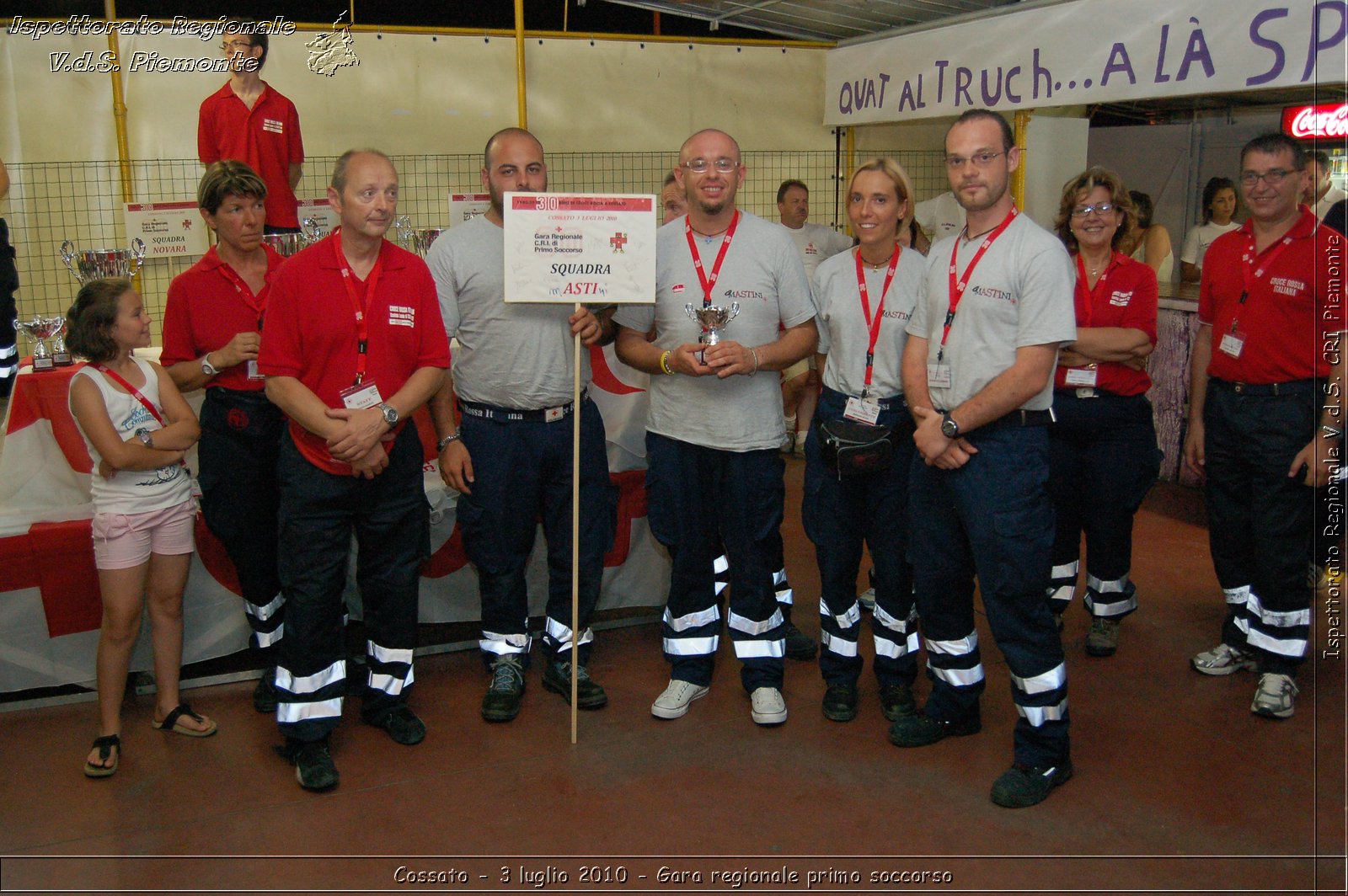 Cossato - 3 luglio 2010 - Gara regionale primo soccorso - premiazioni -  Croce Rossa Italiana - Ispettorato Regionale Volontari del Soccorso Piemonte