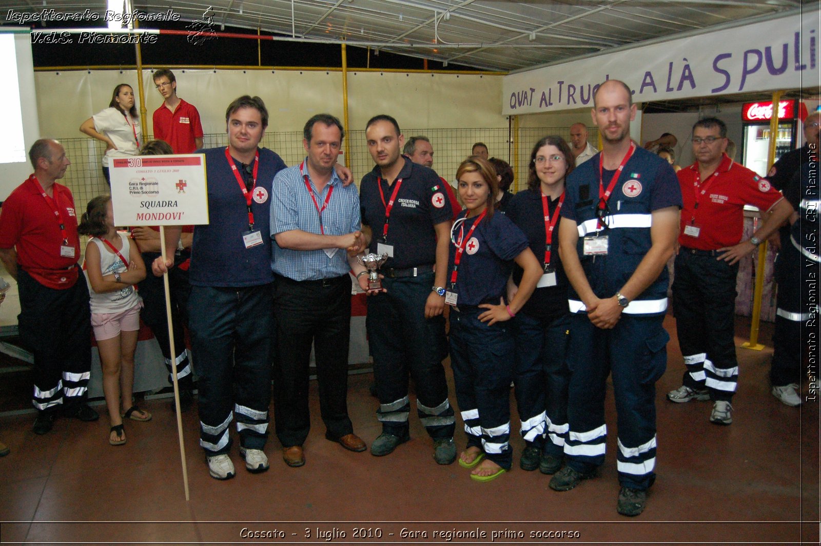 Cossato - 3 luglio 2010 - Gara regionale primo soccorso - premiazioni -  Croce Rossa Italiana - Ispettorato Regionale Volontari del Soccorso Piemonte