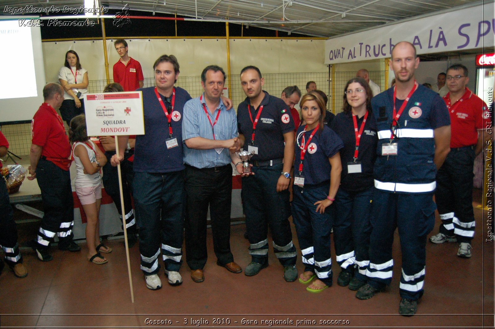 Cossato - 3 luglio 2010 - Gara regionale primo soccorso - premiazioni -  Croce Rossa Italiana - Ispettorato Regionale Volontari del Soccorso Piemonte