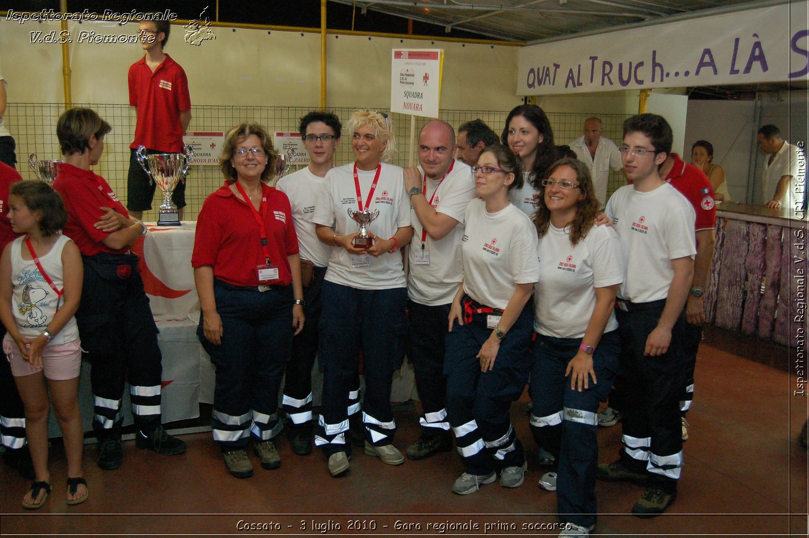 Cossato - 3 luglio 2010 - Gara regionale primo soccorso - premiazioni -  Croce Rossa Italiana - Ispettorato Regionale Volontari del Soccorso Piemonte