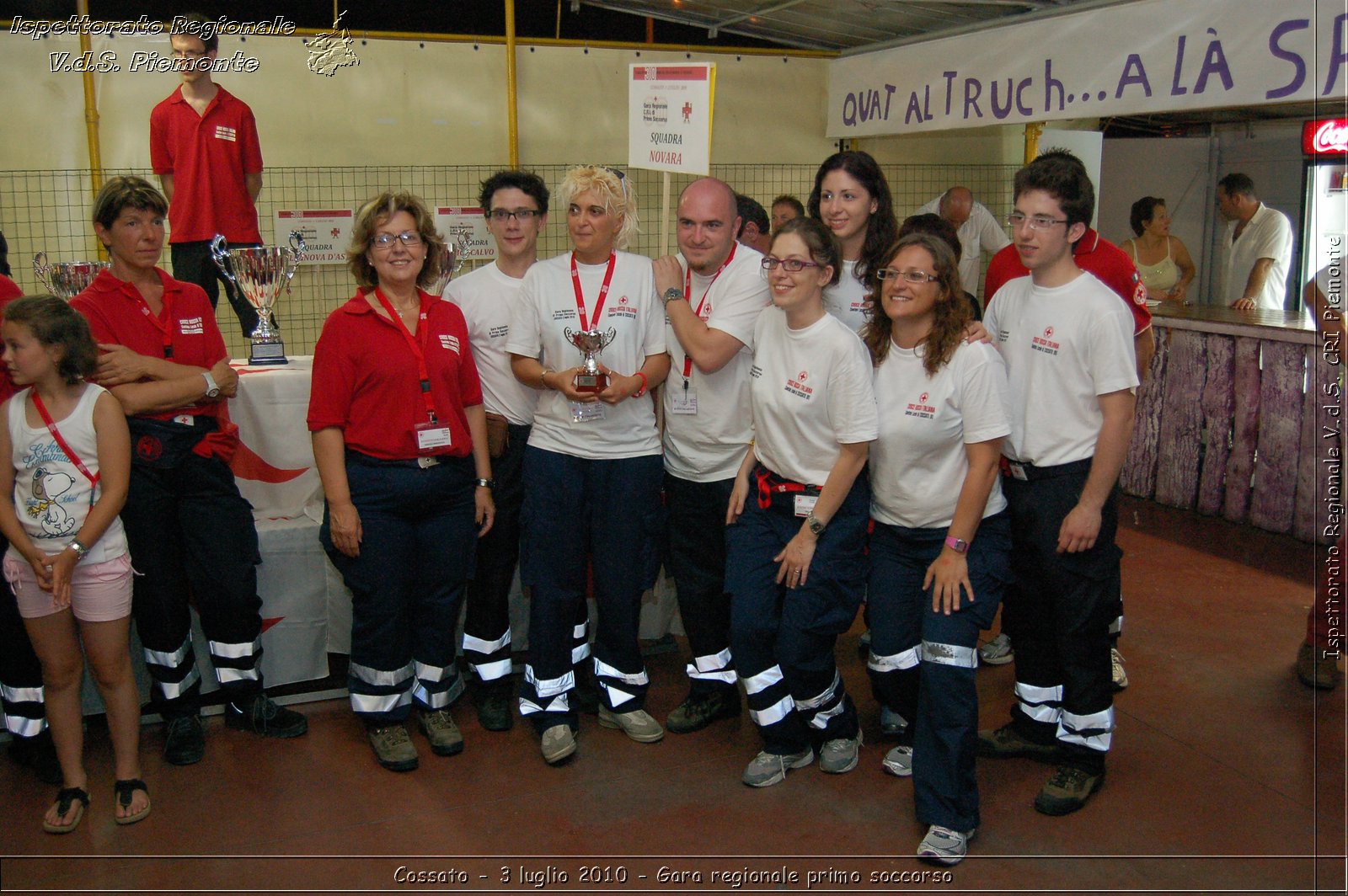 Cossato - 3 luglio 2010 - Gara regionale primo soccorso - premiazioni -  Croce Rossa Italiana - Ispettorato Regionale Volontari del Soccorso Piemonte