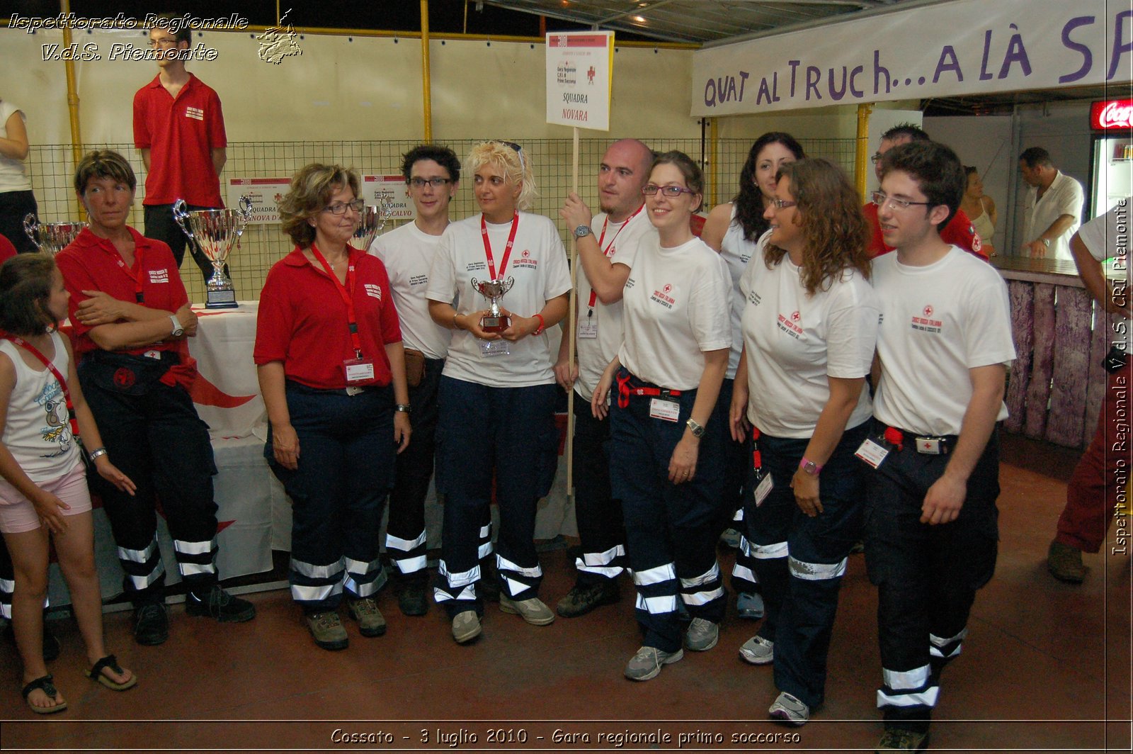 Cossato - 3 luglio 2010 - Gara regionale primo soccorso - premiazioni -  Croce Rossa Italiana - Ispettorato Regionale Volontari del Soccorso Piemonte