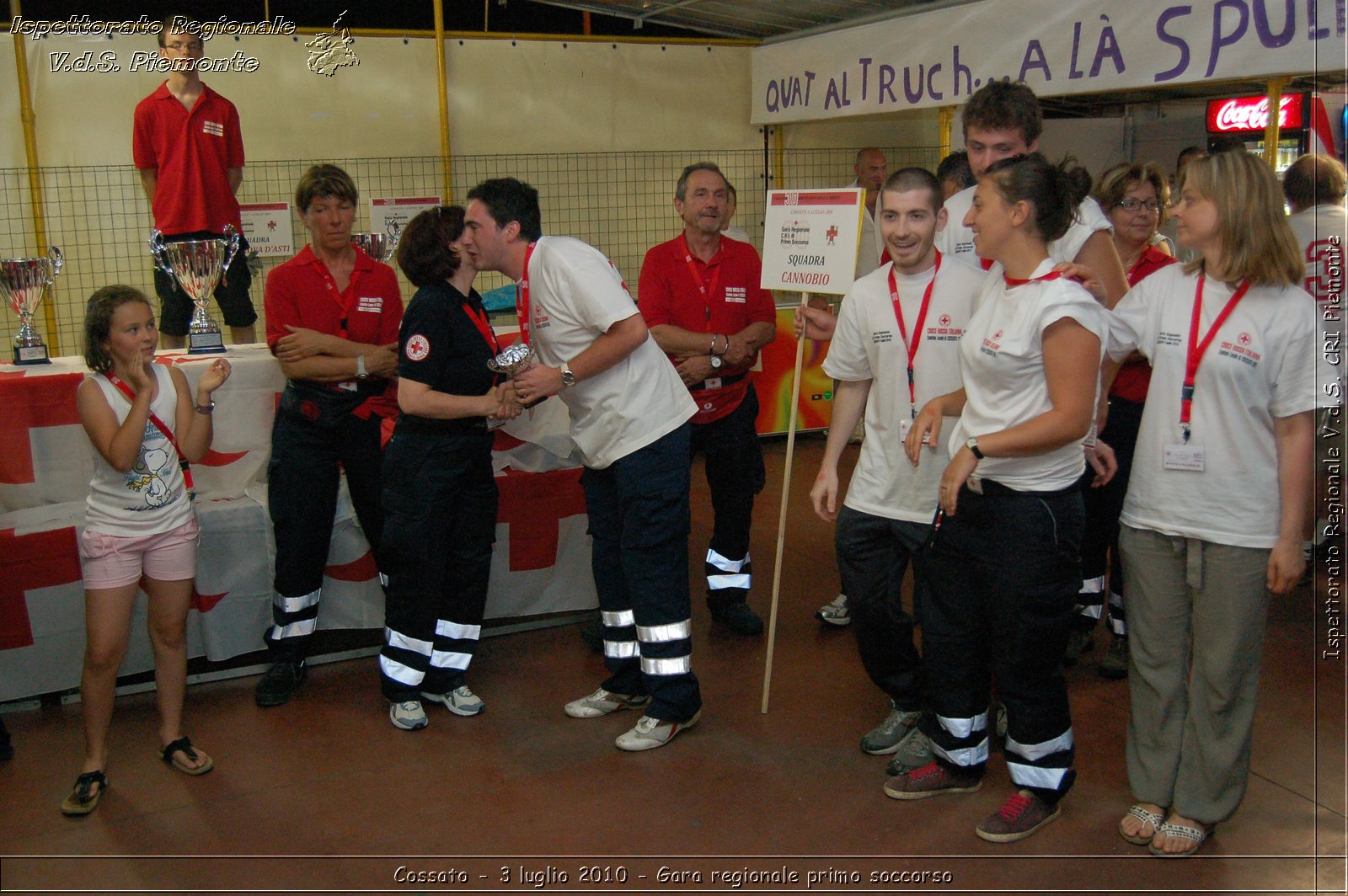 Cossato - 3 luglio 2010 - Gara regionale primo soccorso - premiazioni -  Croce Rossa Italiana - Ispettorato Regionale Volontari del Soccorso Piemonte