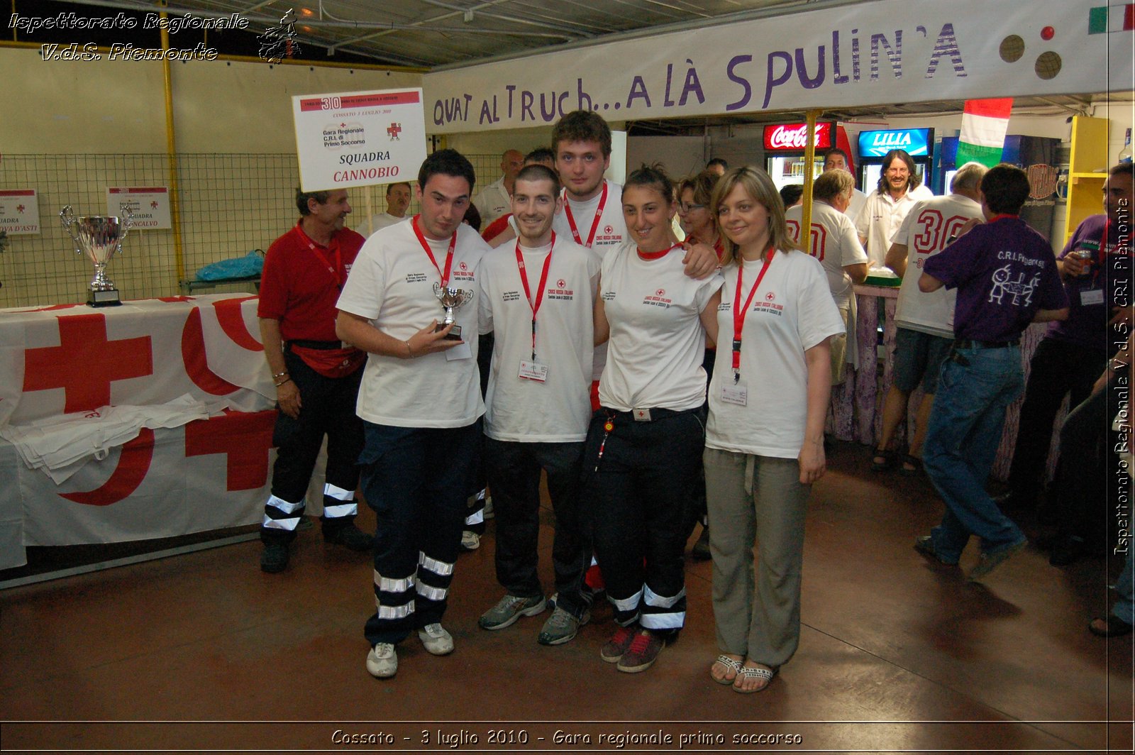 Cossato - 3 luglio 2010 - Gara regionale primo soccorso - premiazioni -  Croce Rossa Italiana - Ispettorato Regionale Volontari del Soccorso Piemonte