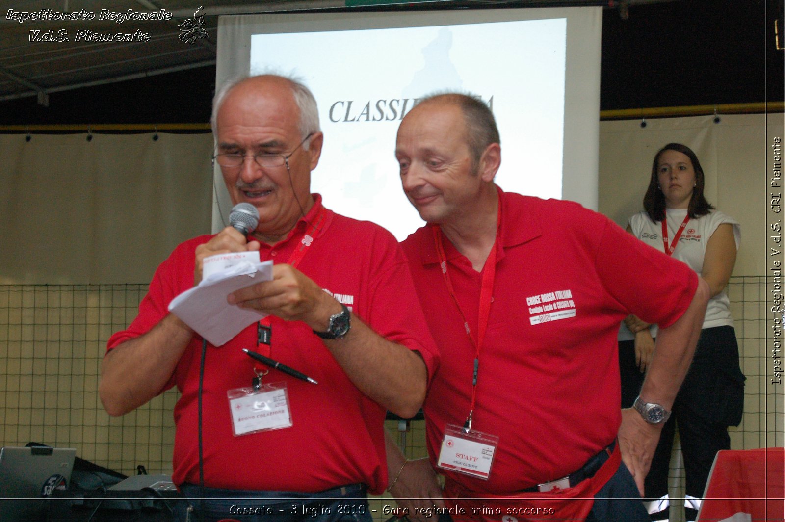 Cossato - 3 luglio 2010 - Gara regionale primo soccorso - premiazioni -  Croce Rossa Italiana - Ispettorato Regionale Volontari del Soccorso Piemonte