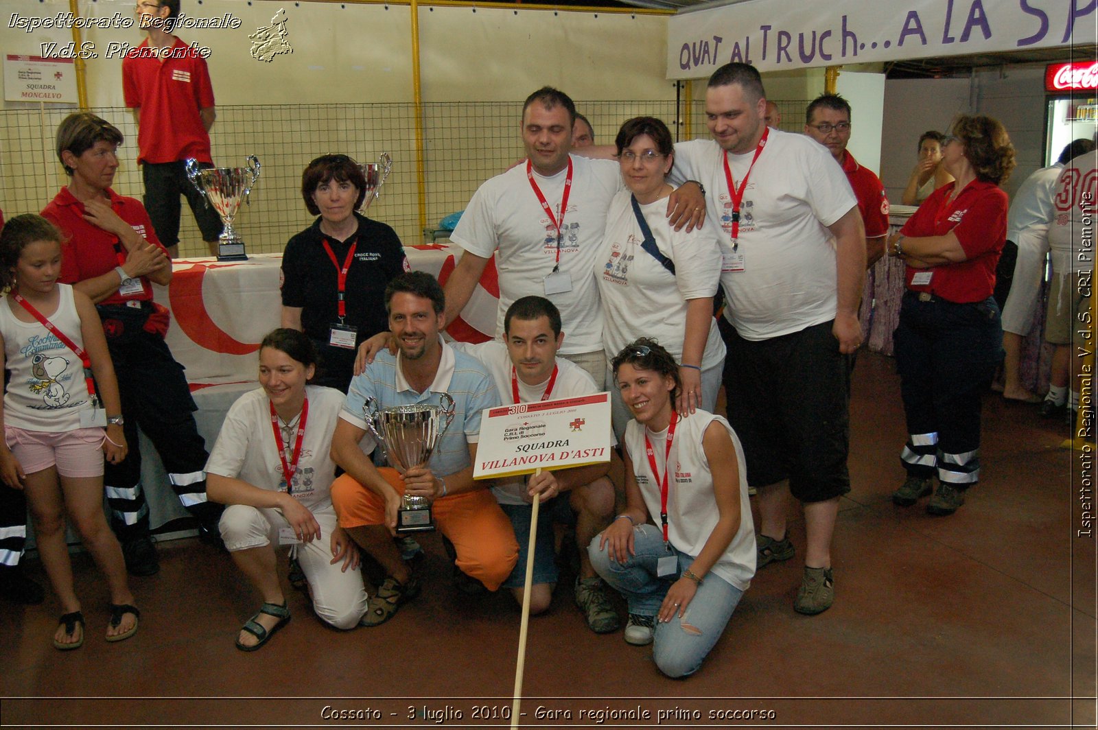 Cossato - 3 luglio 2010 - Gara regionale primo soccorso - premiazioni -  Croce Rossa Italiana - Ispettorato Regionale Volontari del Soccorso Piemonte