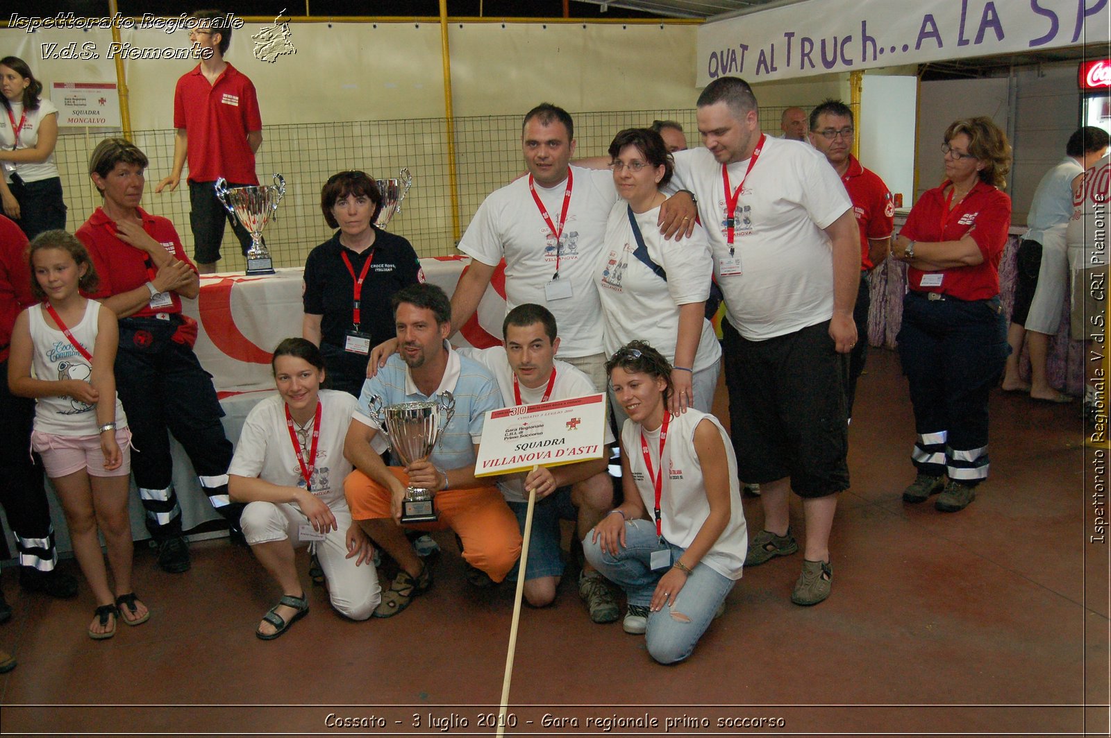 Cossato - 3 luglio 2010 - Gara regionale primo soccorso - premiazioni -  Croce Rossa Italiana - Ispettorato Regionale Volontari del Soccorso Piemonte