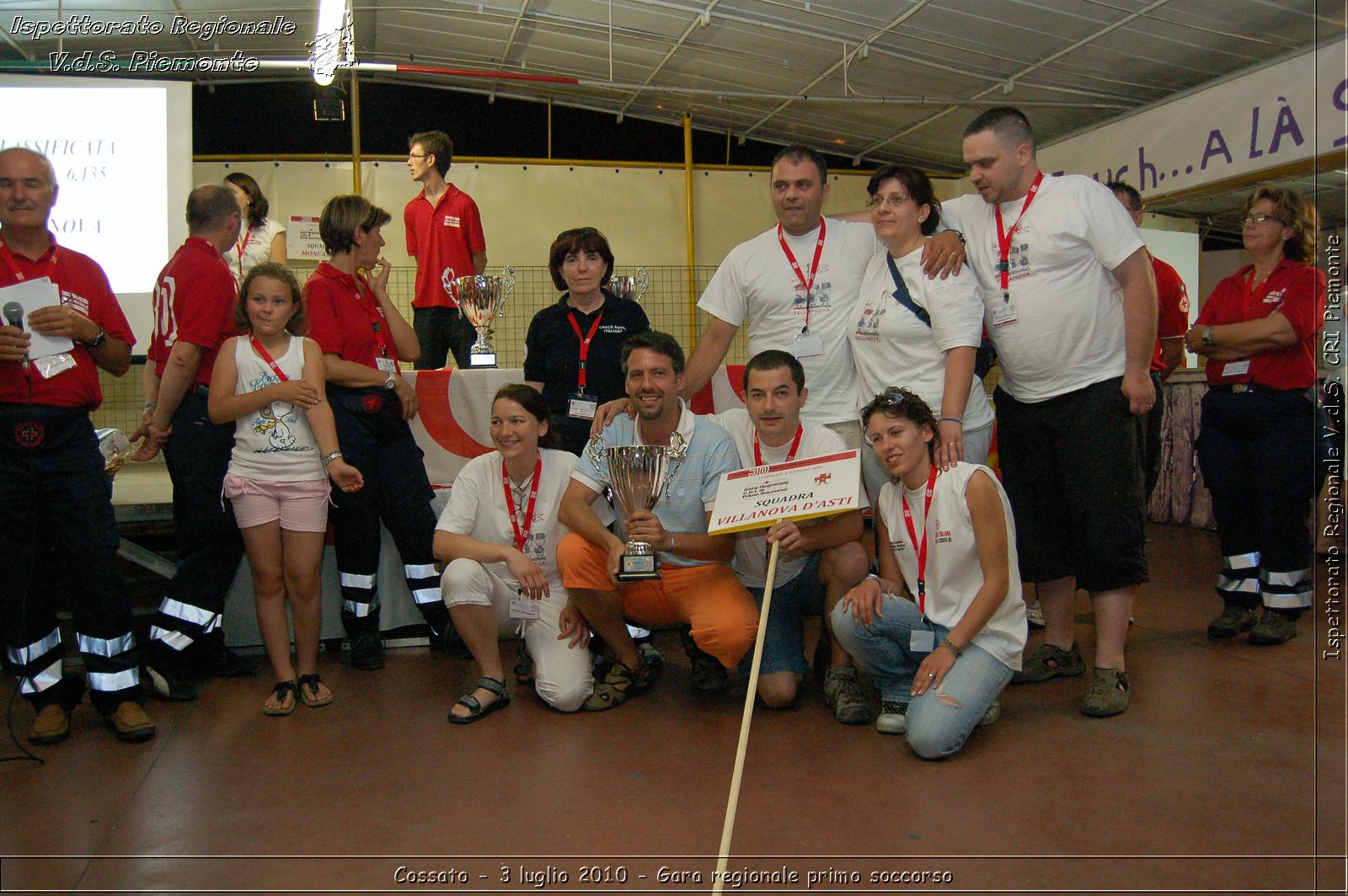 Cossato - 3 luglio 2010 - Gara regionale primo soccorso - premiazioni -  Croce Rossa Italiana - Ispettorato Regionale Volontari del Soccorso Piemonte