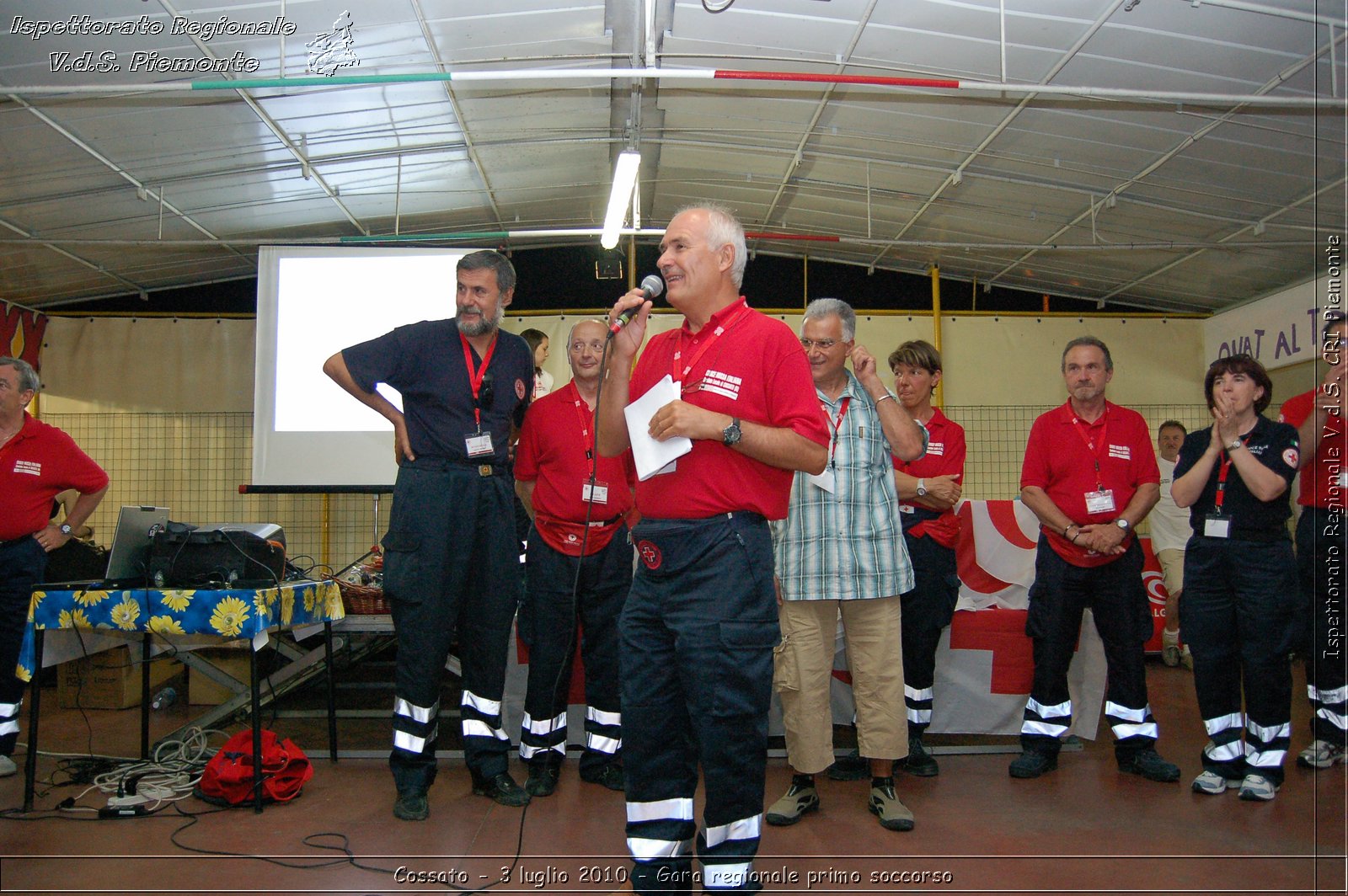 Cossato - 3 luglio 2010 - Gara regionale primo soccorso - premiazioni -  Croce Rossa Italiana - Ispettorato Regionale Volontari del Soccorso Piemonte