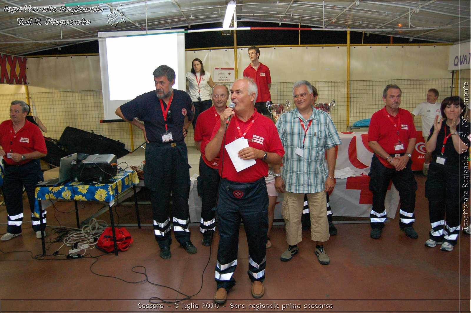 Cossato - 3 luglio 2010 - Gara regionale primo soccorso - premiazioni -  Croce Rossa Italiana - Ispettorato Regionale Volontari del Soccorso Piemonte