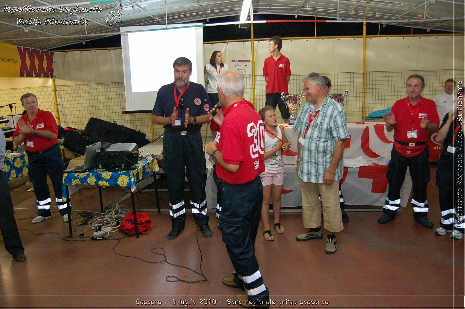 Cossato - 3 luglio 2010 - Gara regionale primo soccorso - premiazioni -  Croce Rossa Italiana - Ispettorato Regionale Volontari del Soccorso Piemonte