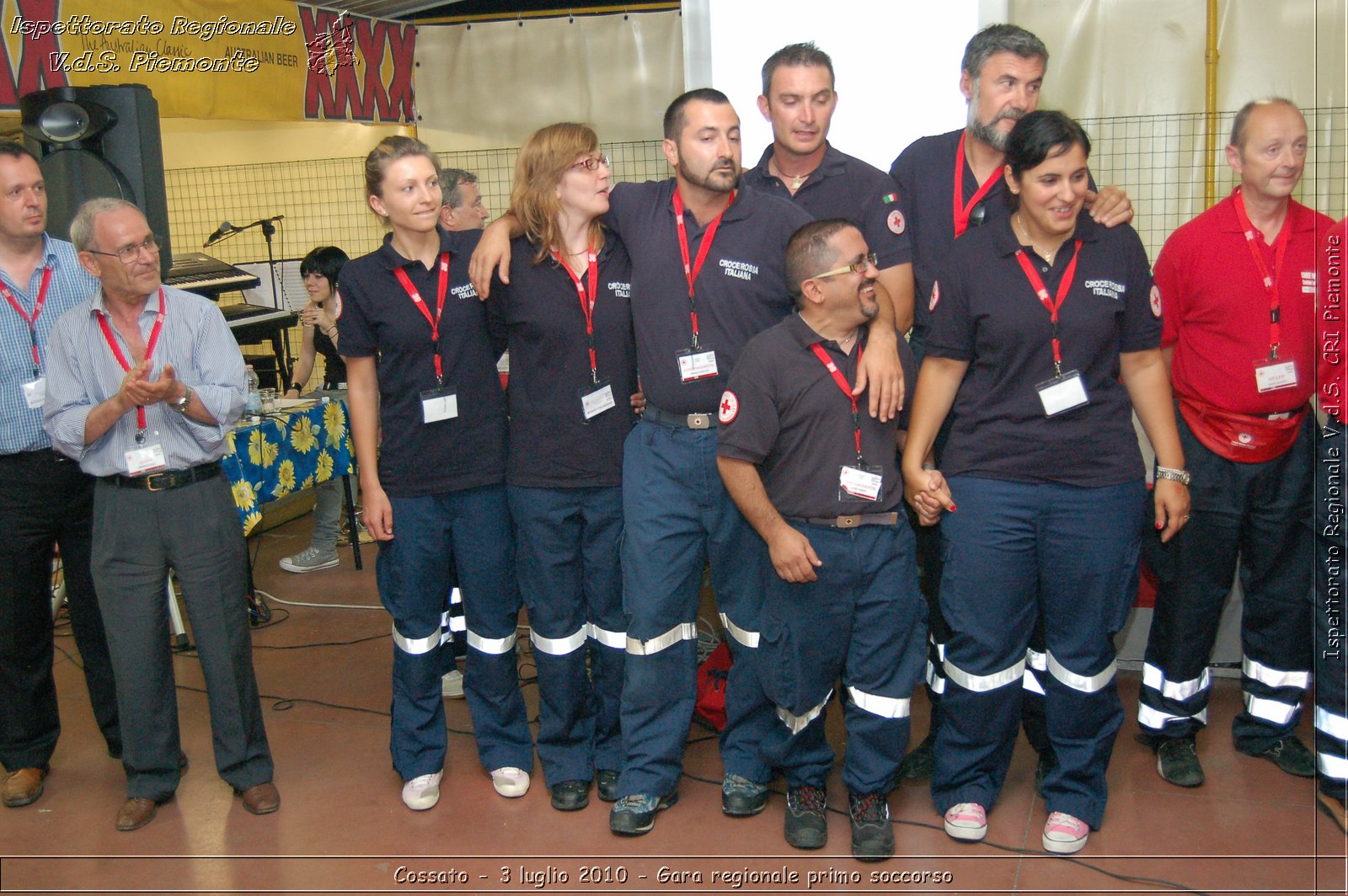 Cossato - 3 luglio 2010 - Gara regionale primo soccorso - premiazioni -  Croce Rossa Italiana - Ispettorato Regionale Volontari del Soccorso Piemonte