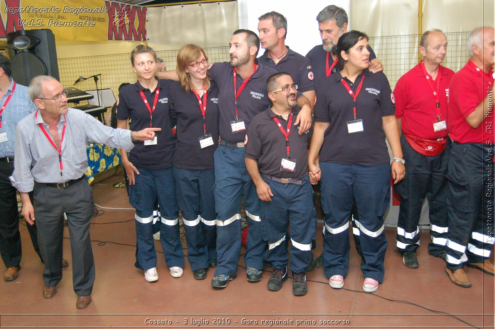 Cossato - 3 luglio 2010 - Gara regionale primo soccorso - premiazioni -  Croce Rossa Italiana - Ispettorato Regionale Volontari del Soccorso Piemonte