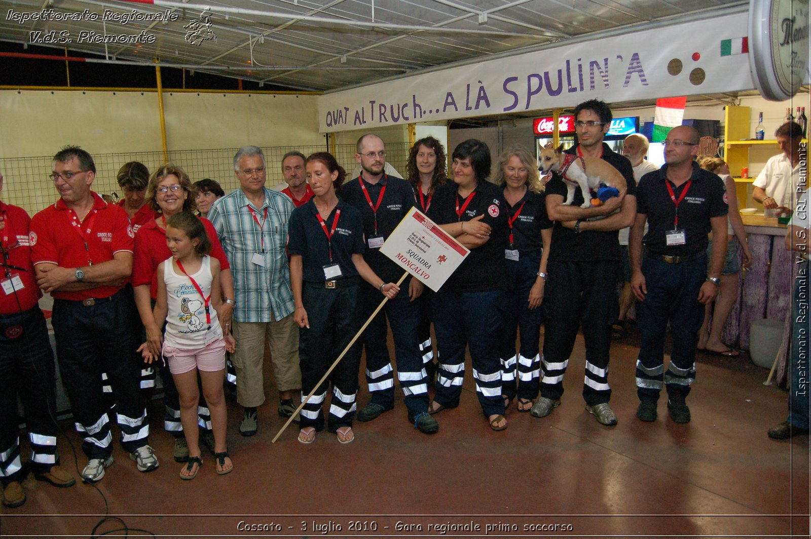 Cossato - 3 luglio 2010 - Gara regionale primo soccorso - premiazioni -  Croce Rossa Italiana - Ispettorato Regionale Volontari del Soccorso Piemonte