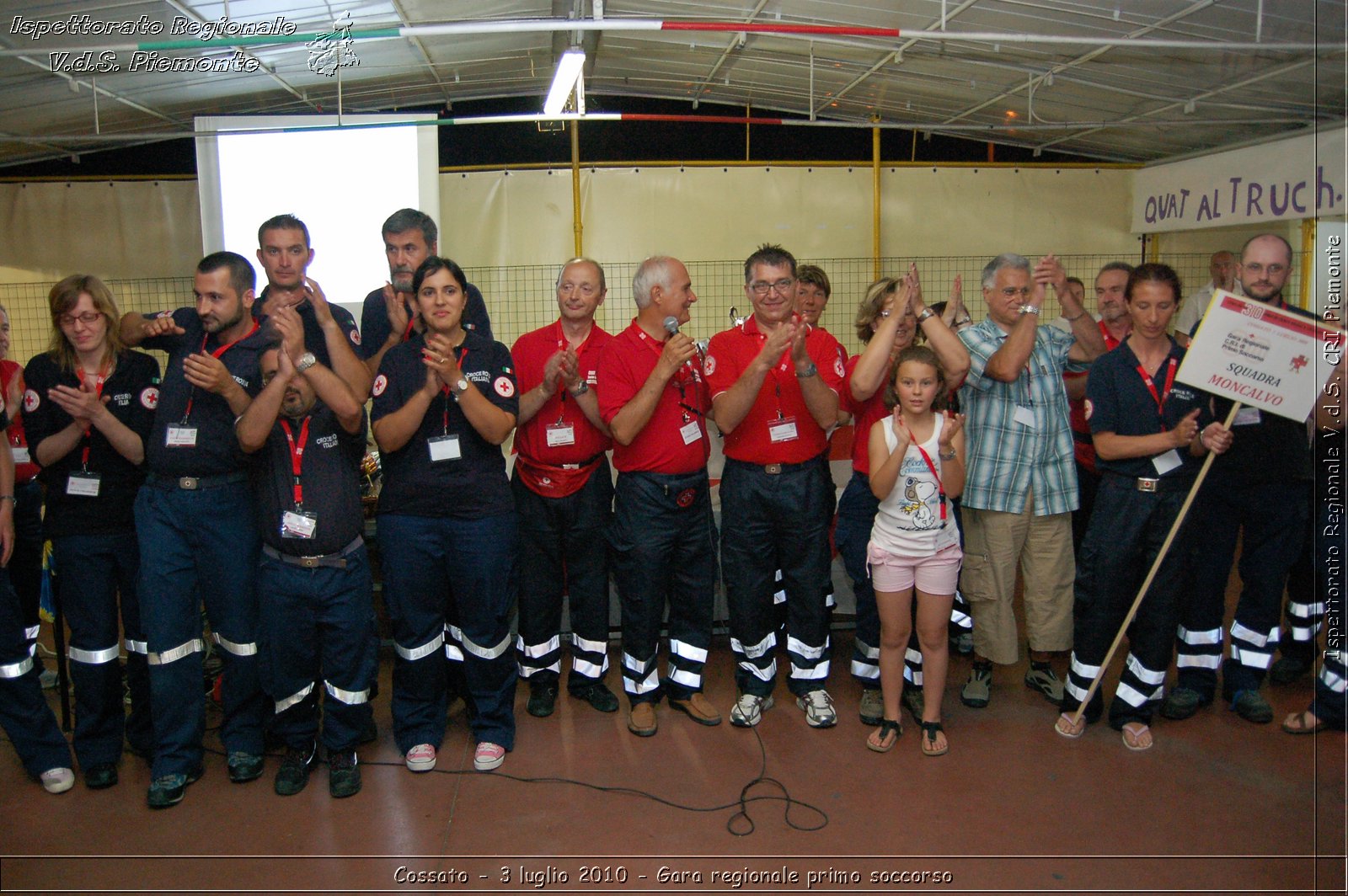 Cossato - 3 luglio 2010 - Gara regionale primo soccorso - premiazioni -  Croce Rossa Italiana - Ispettorato Regionale Volontari del Soccorso Piemonte